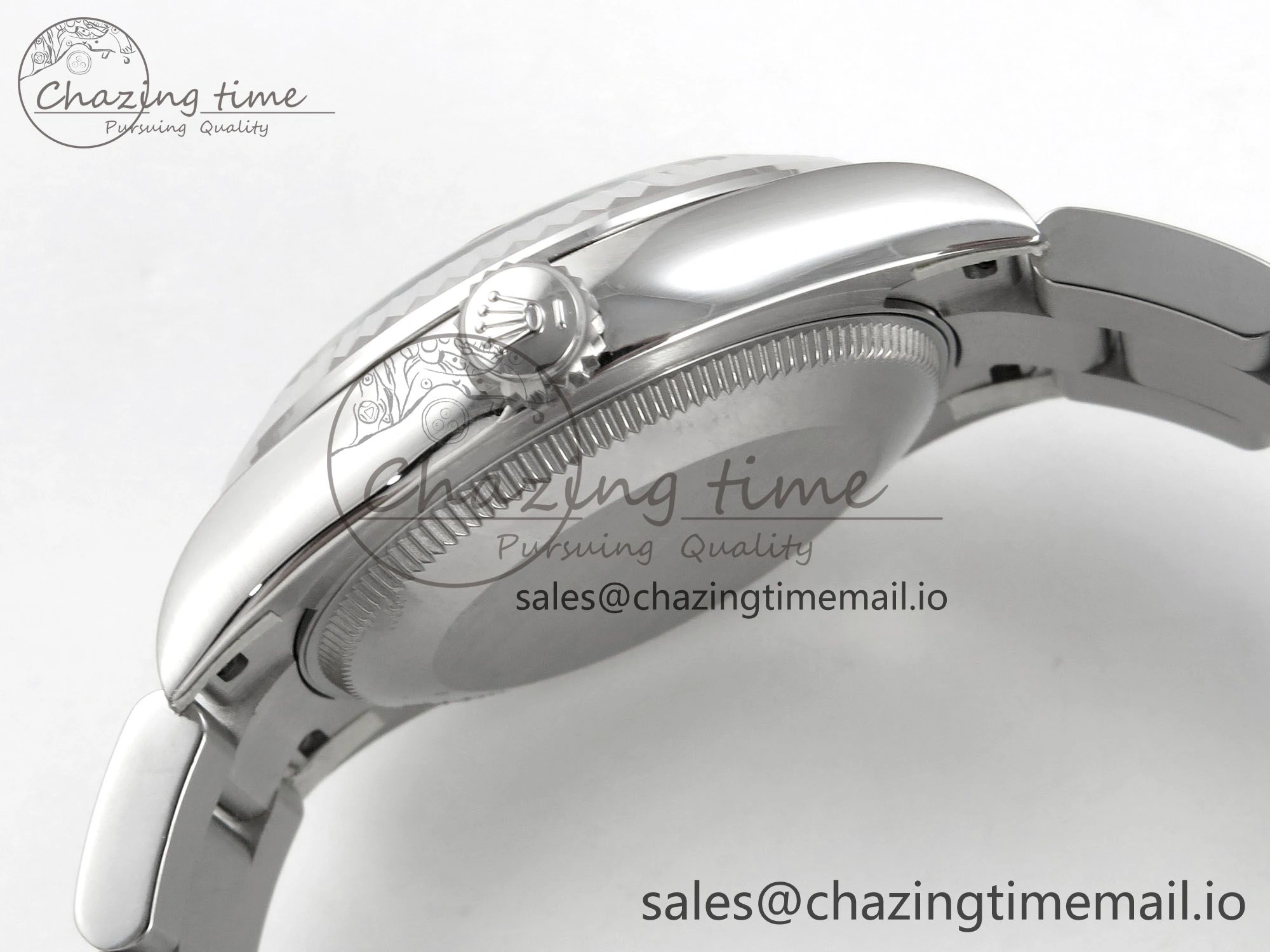 DateJust 31 278274 SS THBF 1:1 Best Edition 904L Steel RG Roman Diamonds Dial on Oyster Bracelet HZ Cal.2236