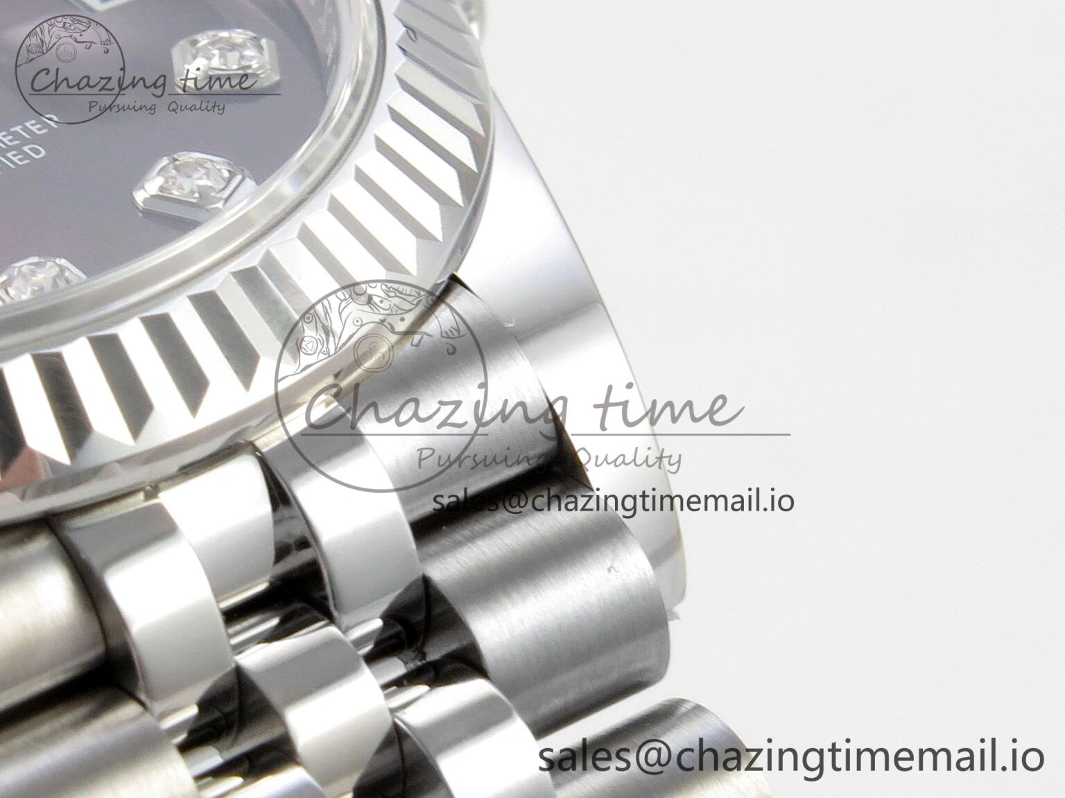 DateJust 31 278274 THBF 1:1 Best Edition 904L Steel Brown Diamond Dial on SS Jubilee Bracelet HZ Cal.2236