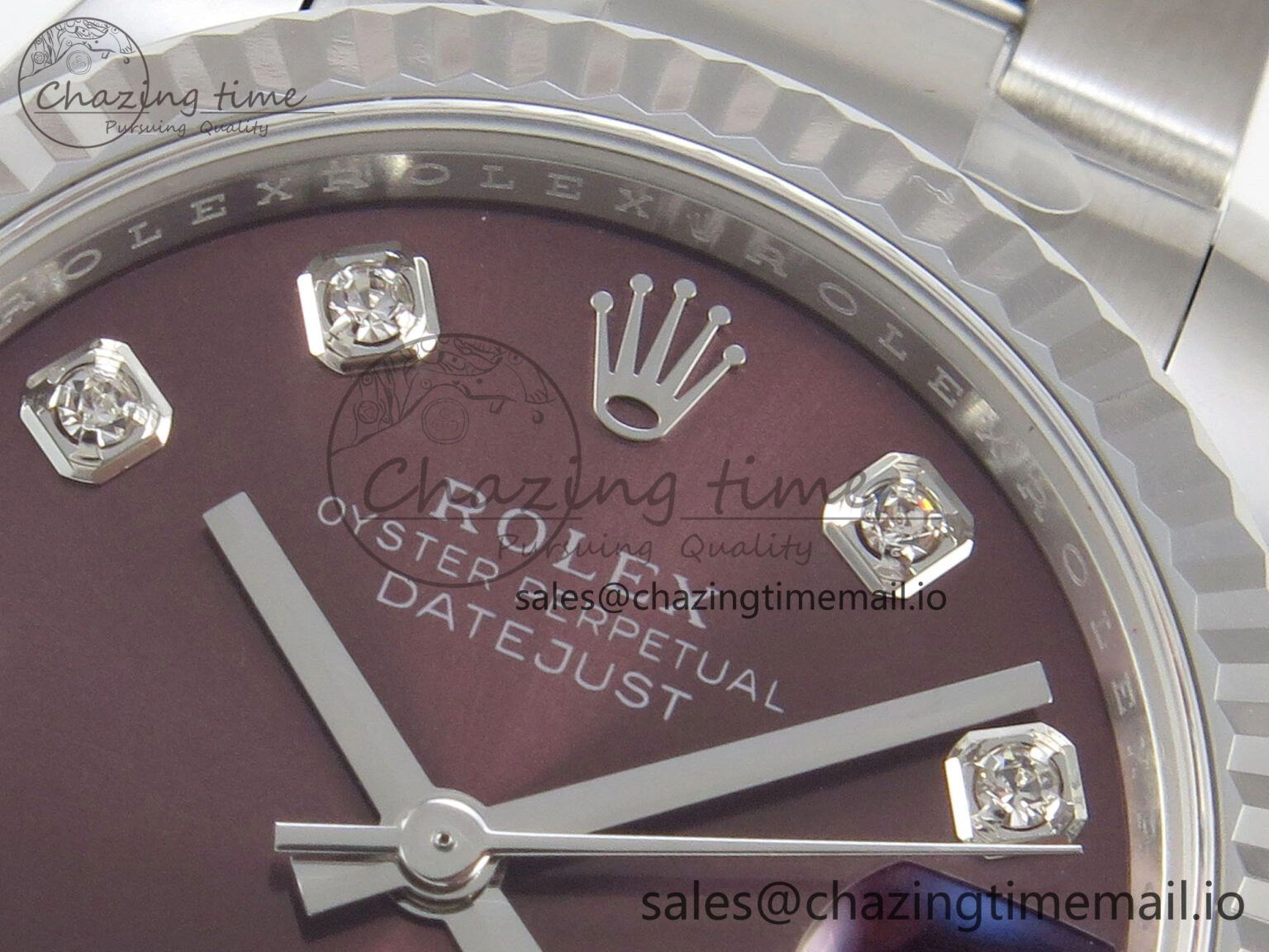 DateJust 31 278274 THBF 1:1 Best Edition 904L Steel Brown Diamond Dial on SS Oyster Bracelet HZ Cal.2236