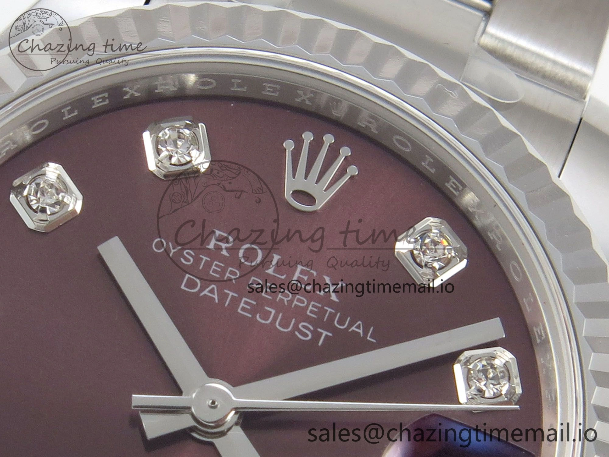 DateJust 31 278274 THBF 1:1 Best Edition 904L Steel Brown Diamond Dial on SS Oyster Bracelet HZ Cal.2236