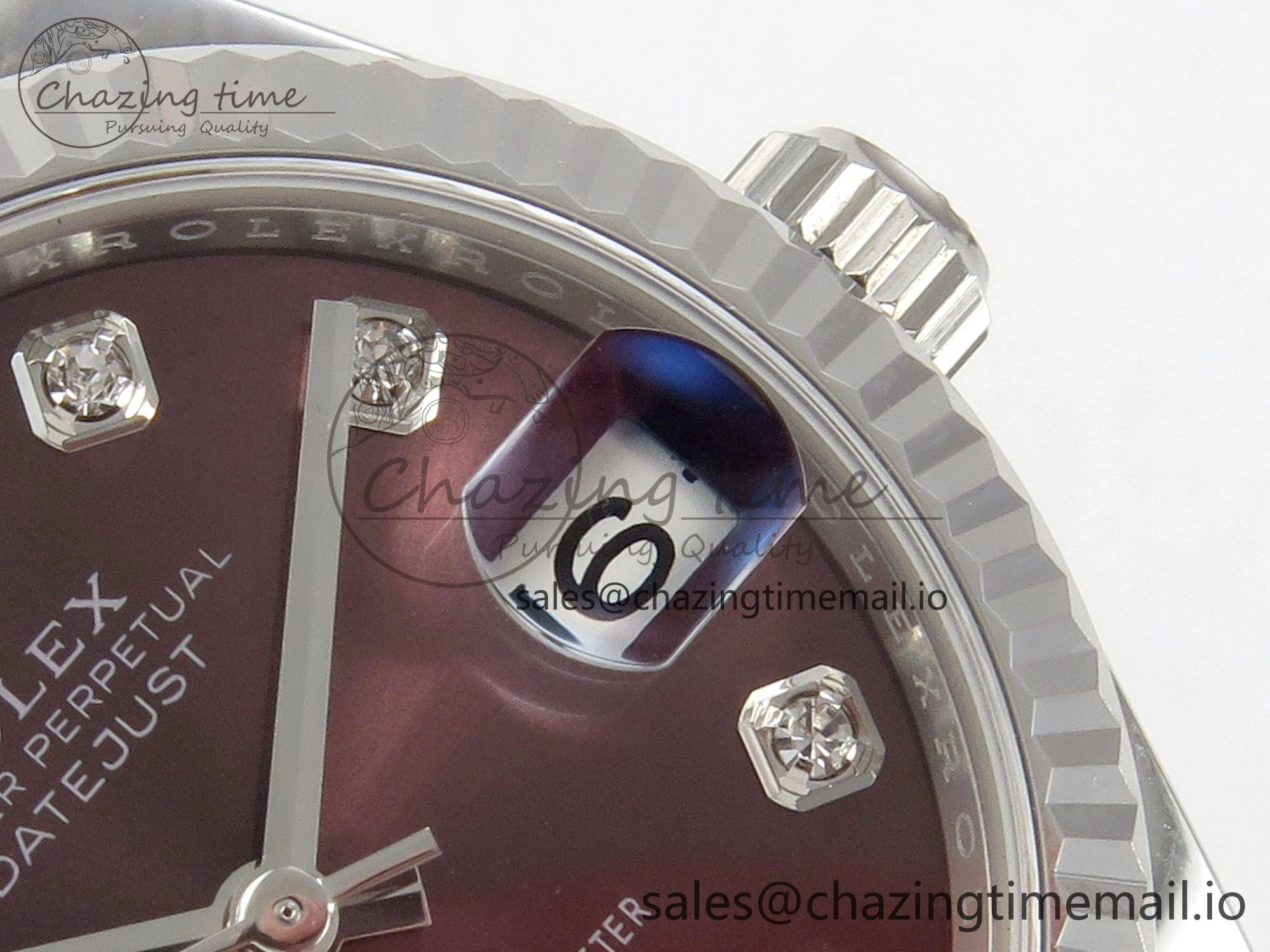 DateJust 31 278274 THBF 1:1 Best Edition 904L Steel Brown Diamond Dial on SS Oyster Bracelet HZ Cal.2236