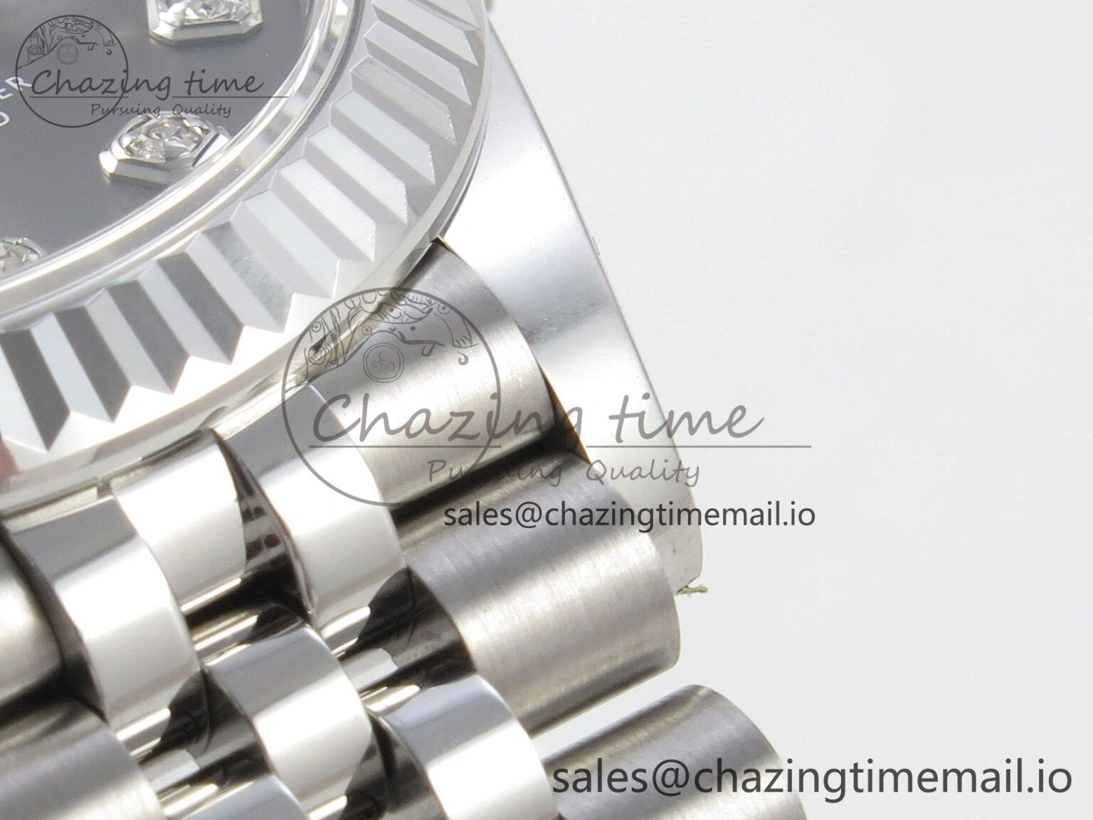 DateJust 31 278274 THBF 1:1 Best Edition 904L Steel Gray Diamond Dial on SS Jubilee Bracelet HZ Cal.2236