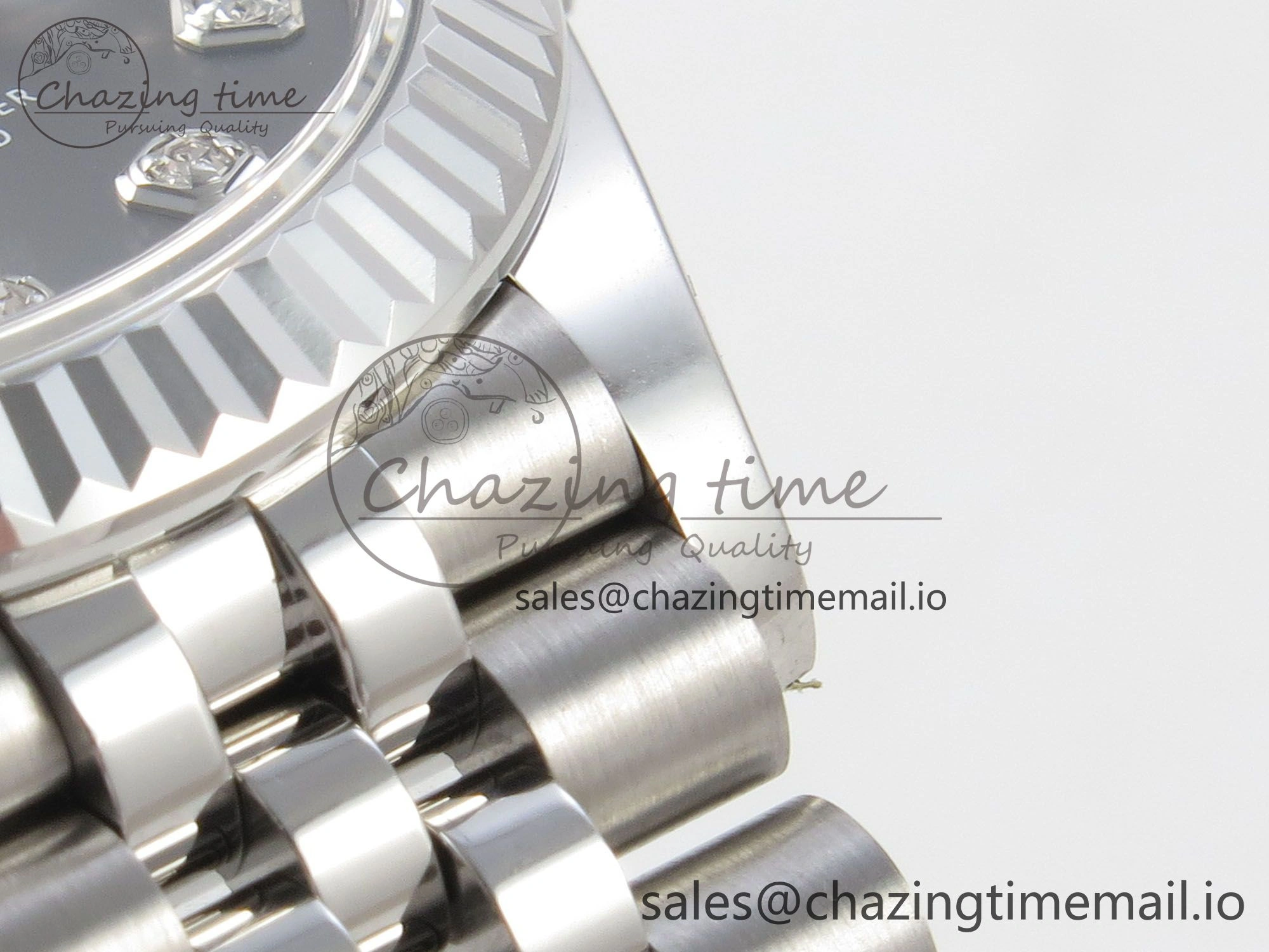 DateJust 31 278274 THBF 1:1 Best Edition 904L Steel Gray Diamond Dial on SS Jubilee Bracelet HZ Cal.2236