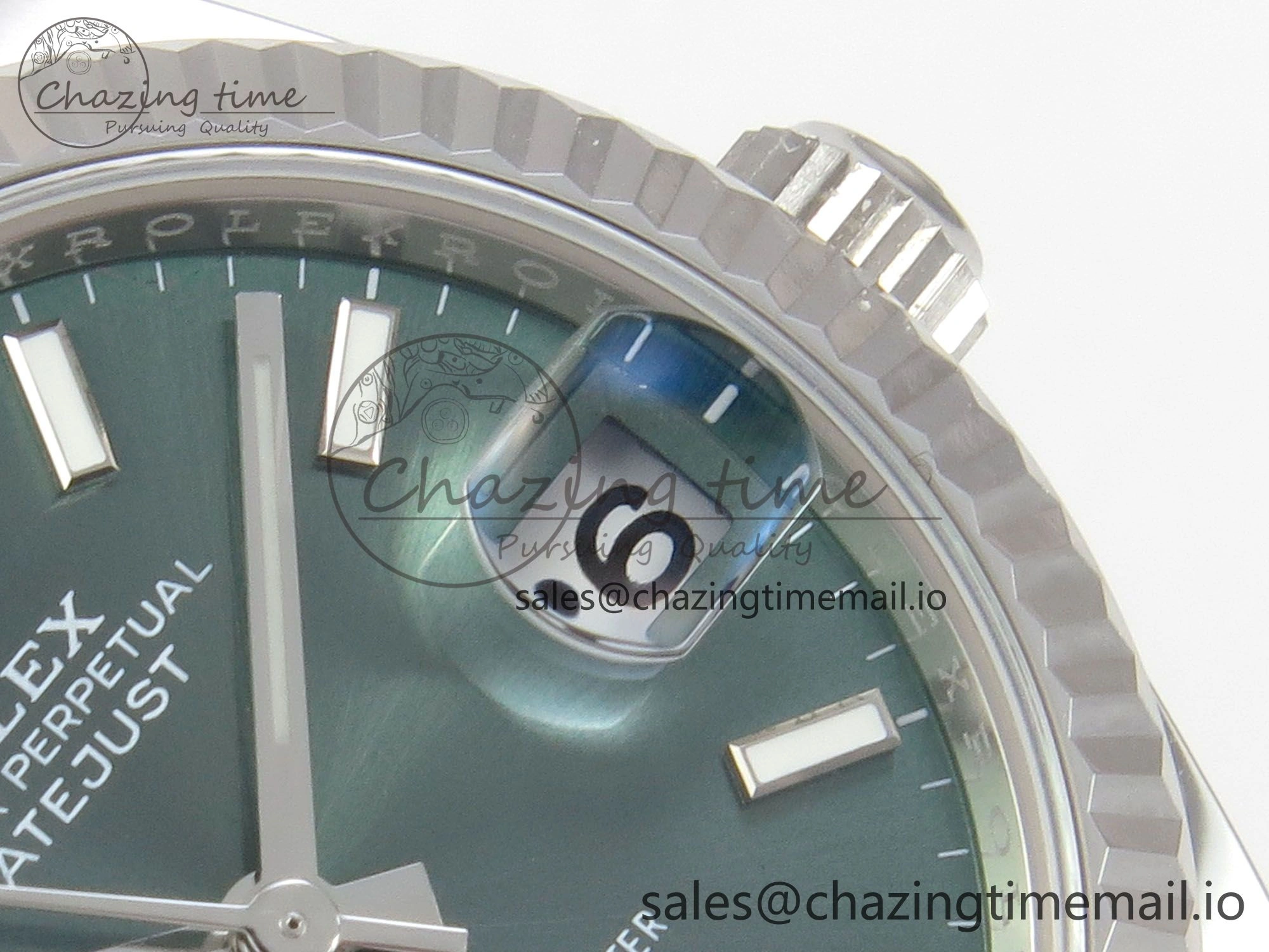 DateJust 31 278274 THBF 1:1 Best Edition 904L Steel Green Dial Stick Marker on SS Oyster Bracelet HZ Cal.2236