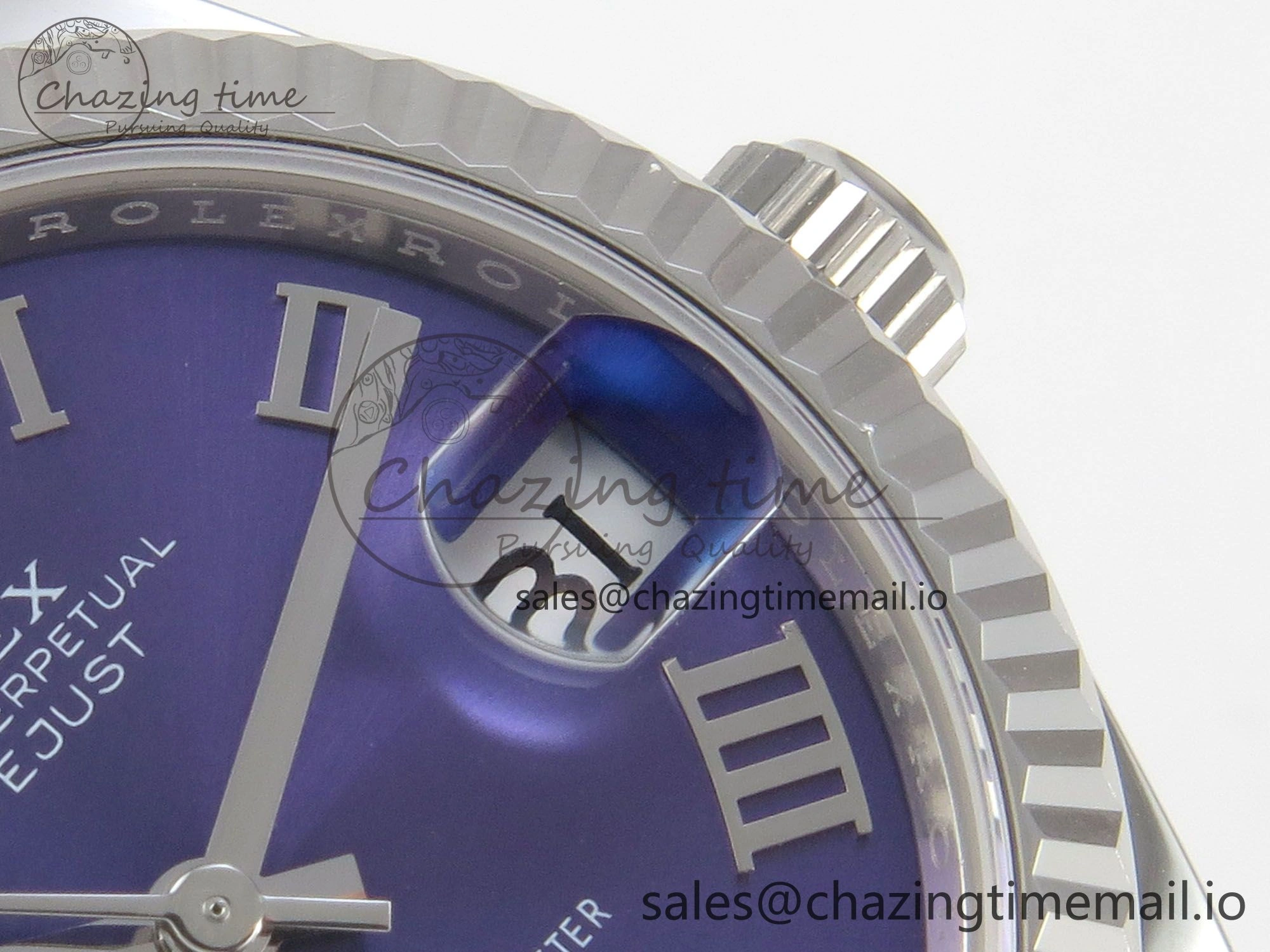 DateJust 31 278274 THBF 1:1 Best Edition 904L Steel Purple Dial on SS Oyster Bracelet HZ Cal.2236