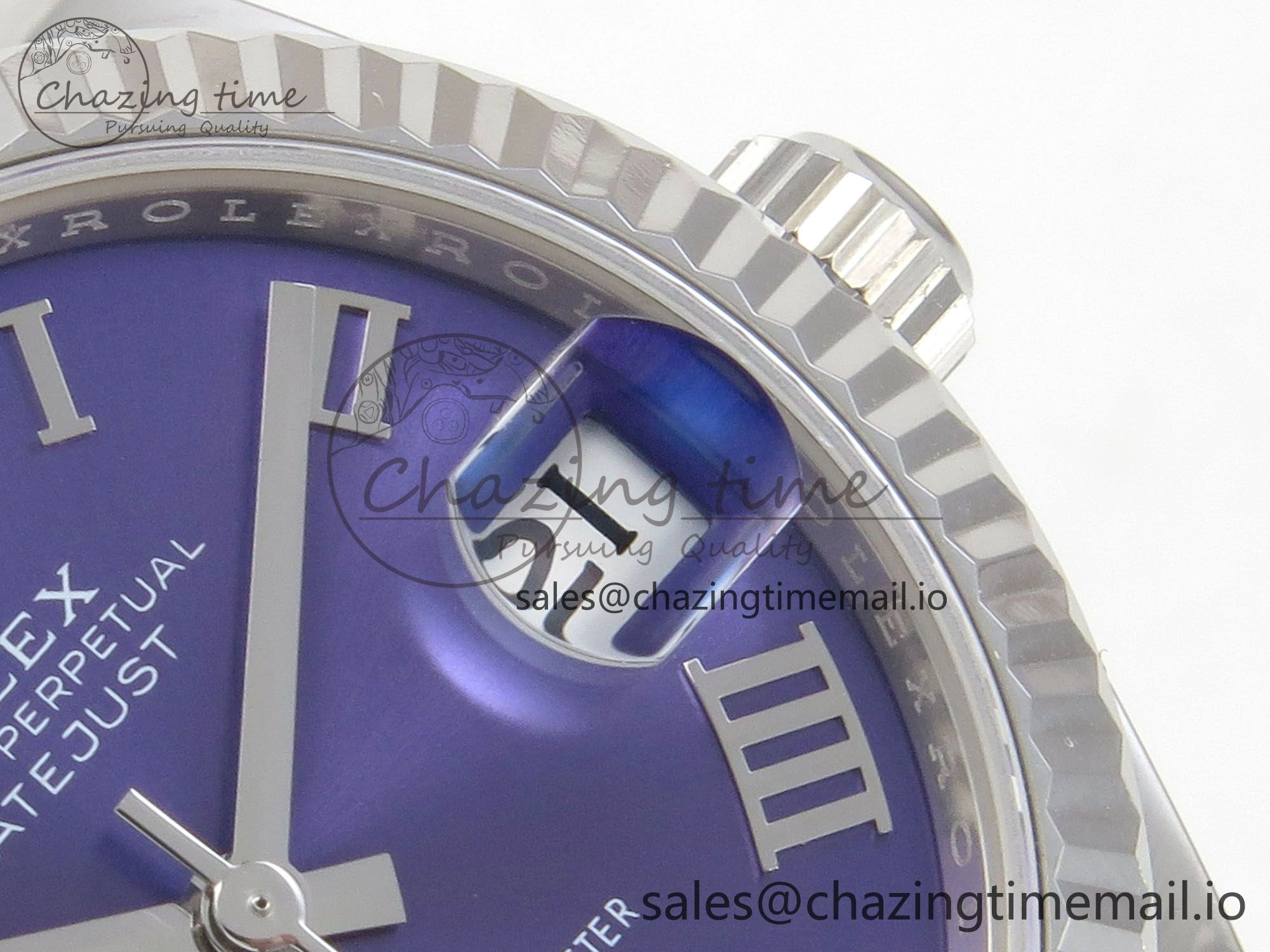 DateJust 31 278274 THBF 1:1 Best Edition 904L Steel Purple Roman Dial on SS Jubilee Bracelet HZ Cal.2236