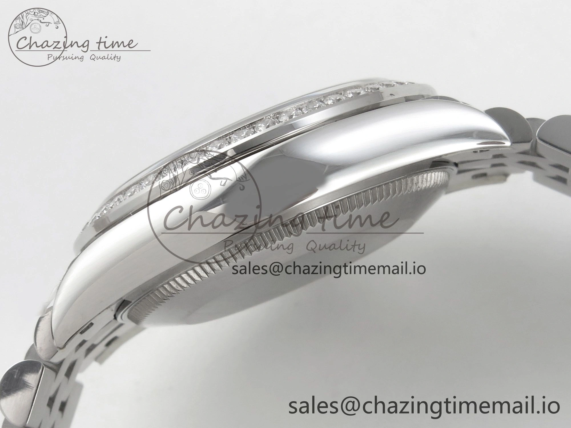 DateJust 31 278274 THBF 1:1 Best Edition 904L Steel RG Dial Stick Marker on SS Jubilee Bracelet HZ Cal.2236