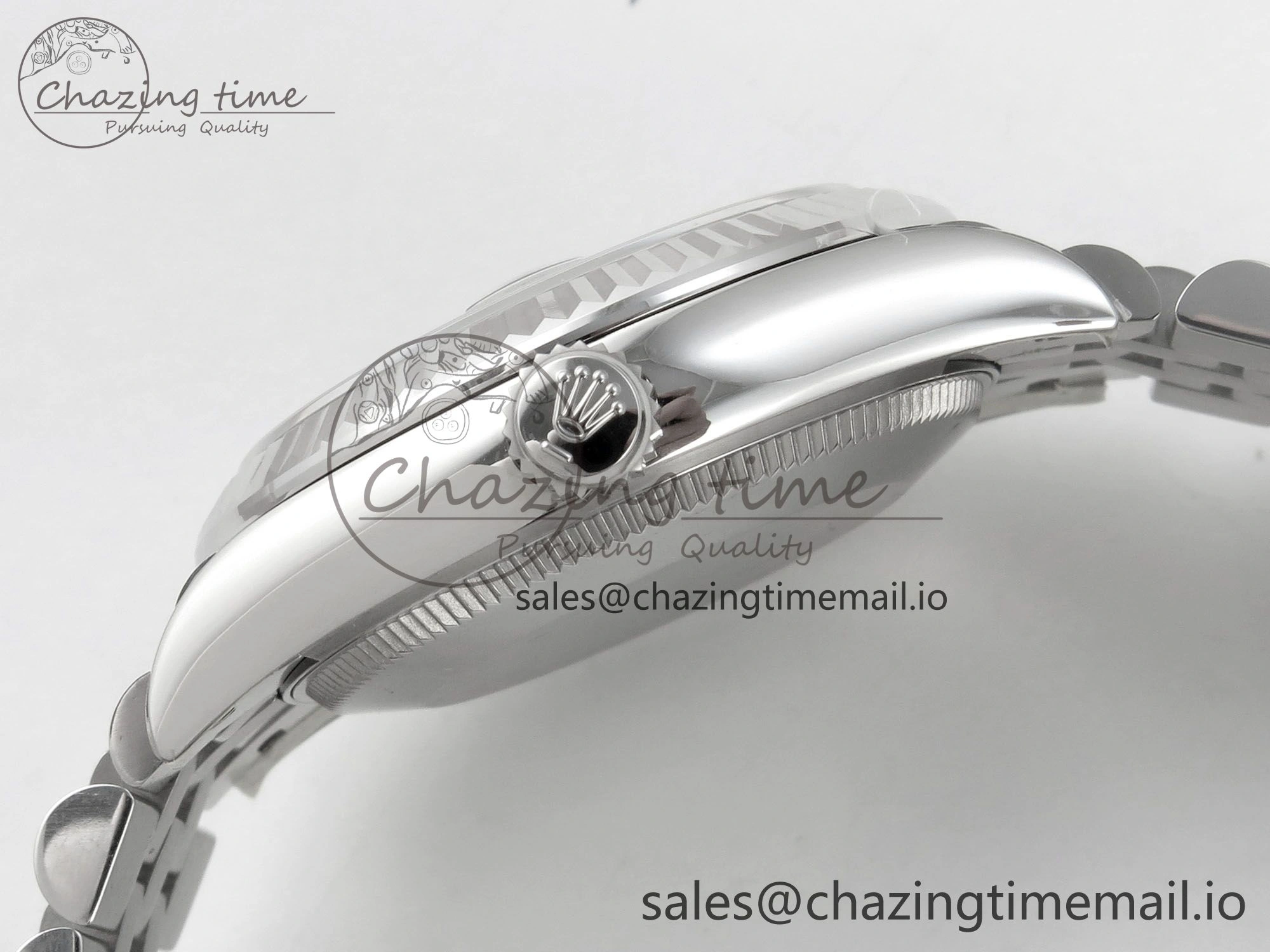 DateJust 31 278274 THBF 1:1 Best Edition 904L Steel RG Diamond Dial on SS Jubilee Bracelet HZ Cal.2236