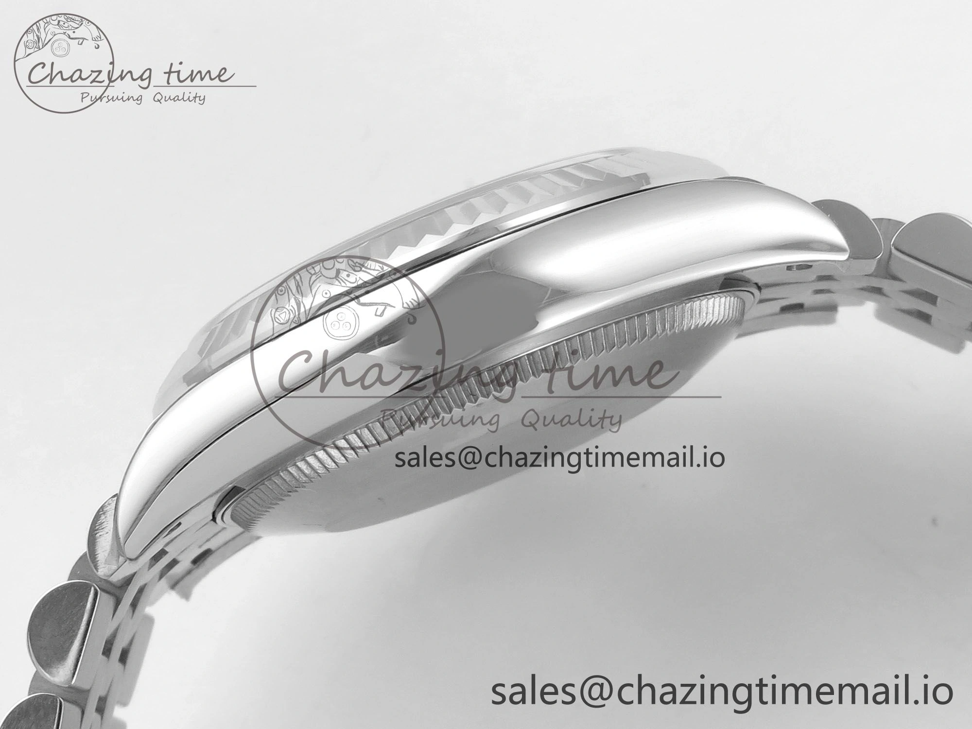 DateJust 31 278274 THBF 1:1 Best Edition 904L Steel RG Diamond Dial on SS Jubilee Bracelet HZ Cal.2236