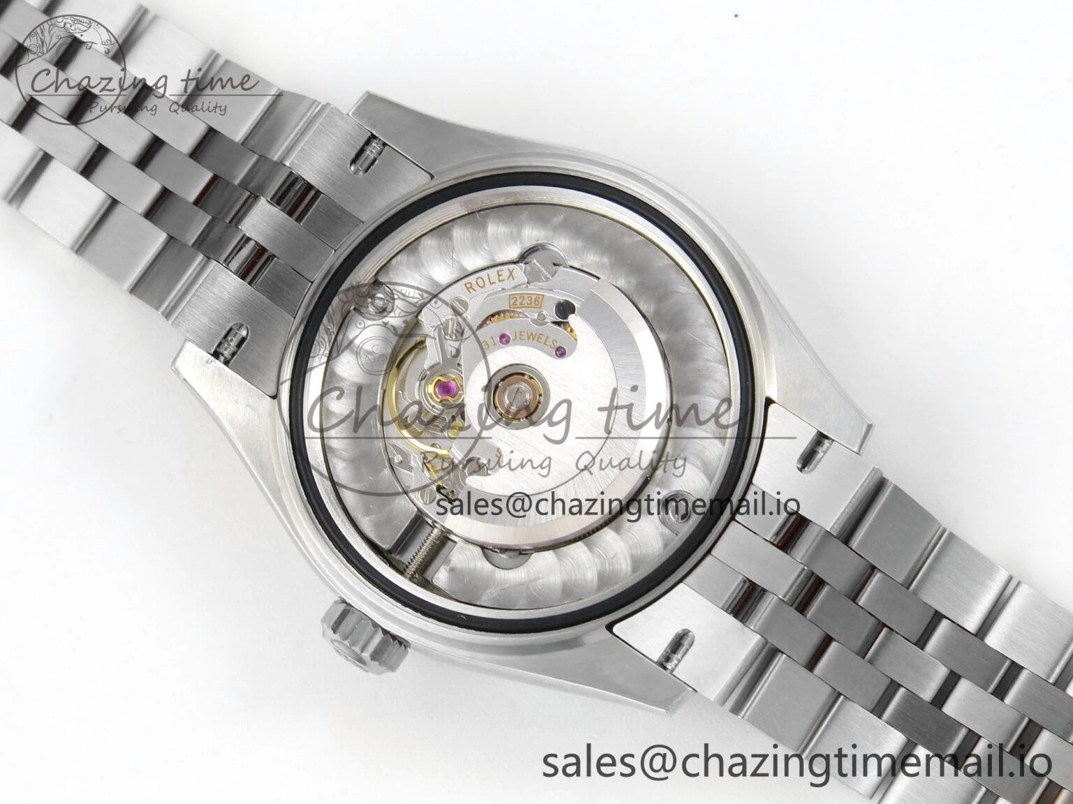 DateJust 31 278274 THBF 1:1 Best Edition 904L Steel RG Roman Dial Diamonds Bezel on SS Jubilee Bracelet HZ Cal.2236