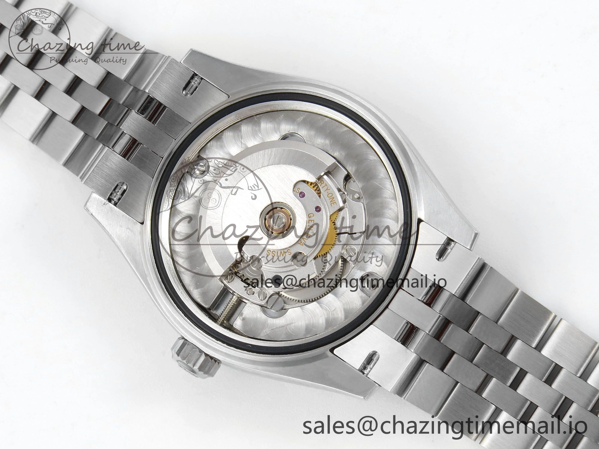 DateJust 31 278274 THBF 1:1 Best Edition 904L Steel RG Roman Dial Diamonds Bezel on SS Jubilee Bracelet HZ Cal.2236