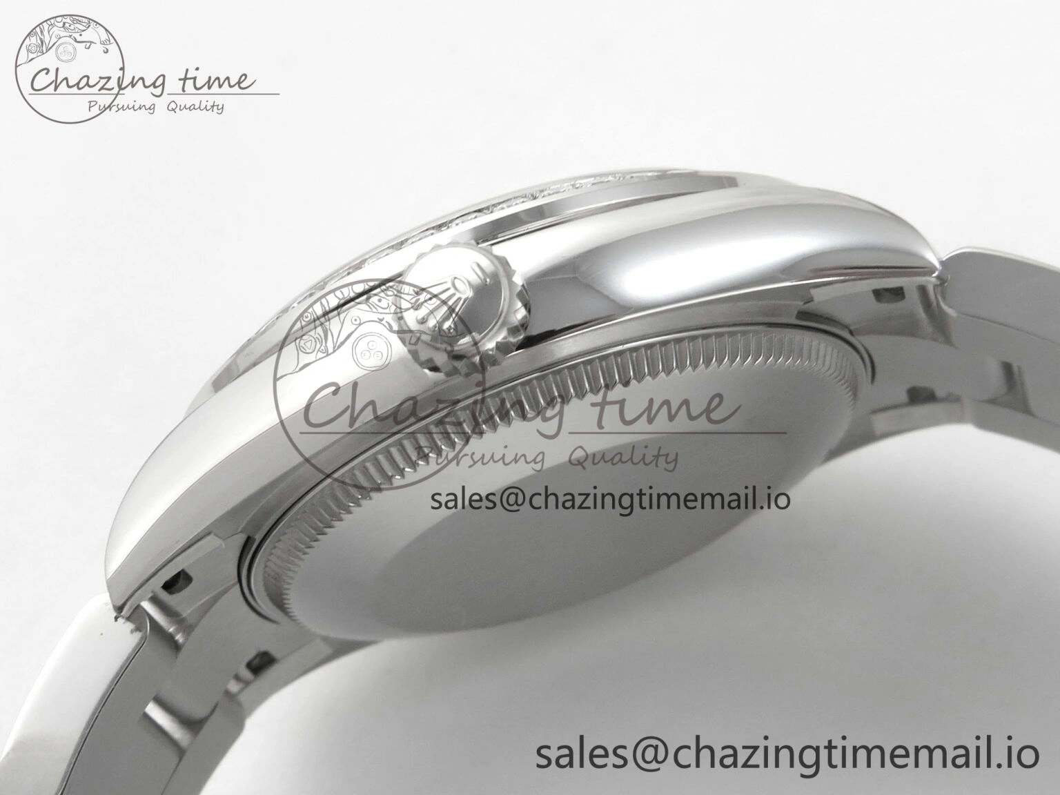 DateJust 31 278274 THBF 1:1 Best Edition 904L Steel RG Roman Dial Diamonds Bezel on SS Oyster Bracelet HZ Cal.2236