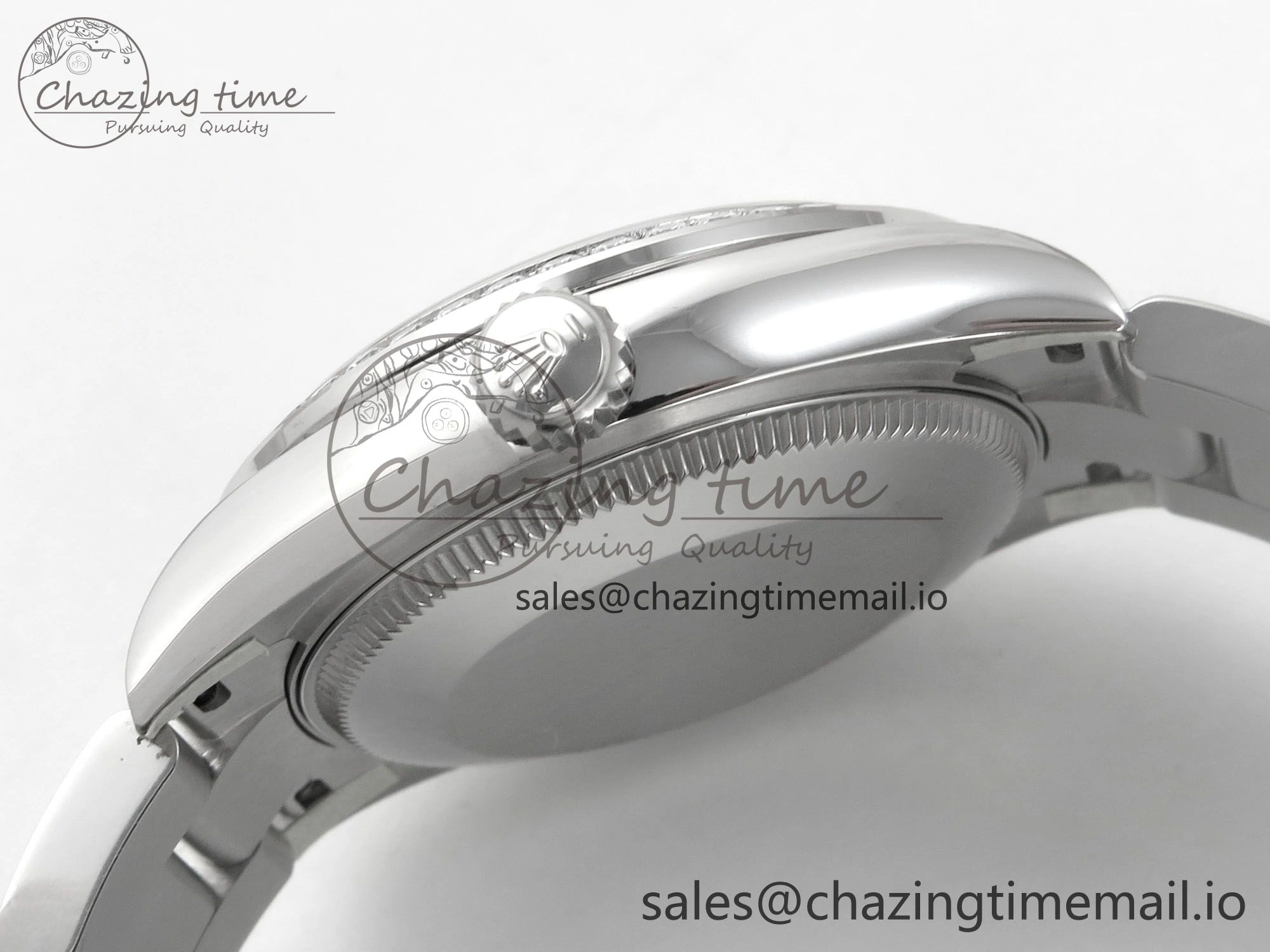 DateJust 31 278274 THBF 1:1 Best Edition 904L Steel RG Roman Dial Diamonds Bezel on SS Oyster Bracelet HZ Cal.2236