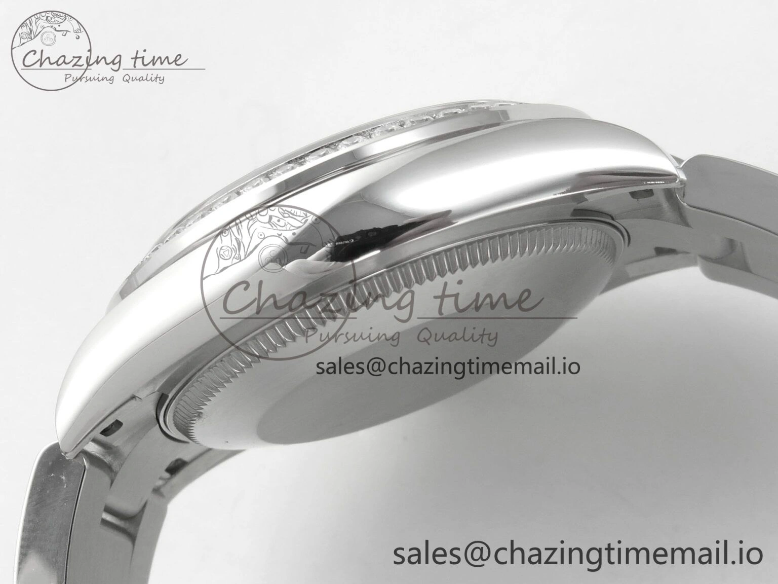 DateJust 31 278274 THBF 1:1 Best Edition 904L Steel RG Roman Dial Diamonds Bezel on SS Oyster Bracelet HZ Cal.2236