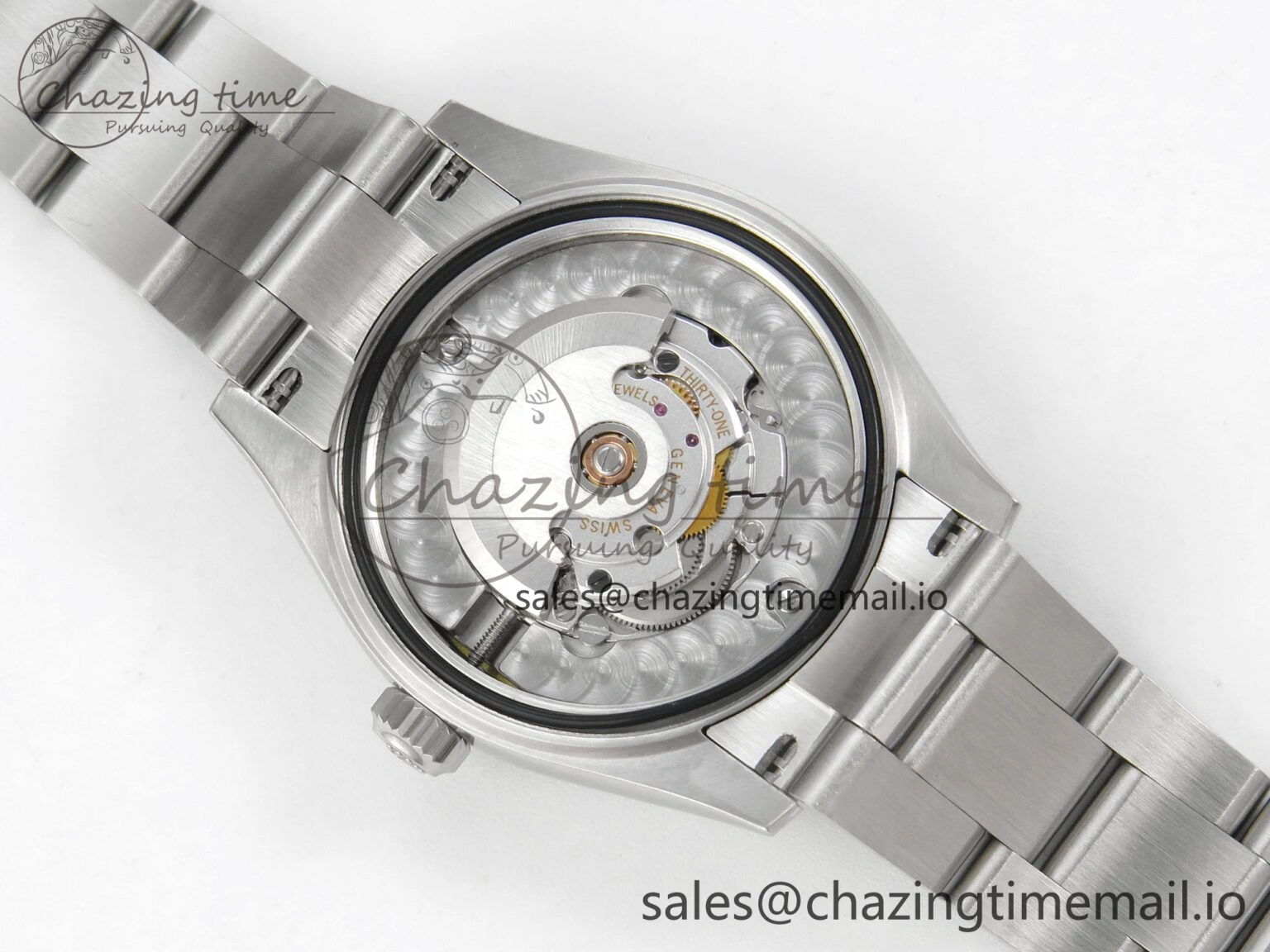 DateJust 31 278274 THBF 1:1 Best Edition 904L Steel RG Roman Dial Diamonds Bezel on SS Oyster Bracelet HZ Cal.2236