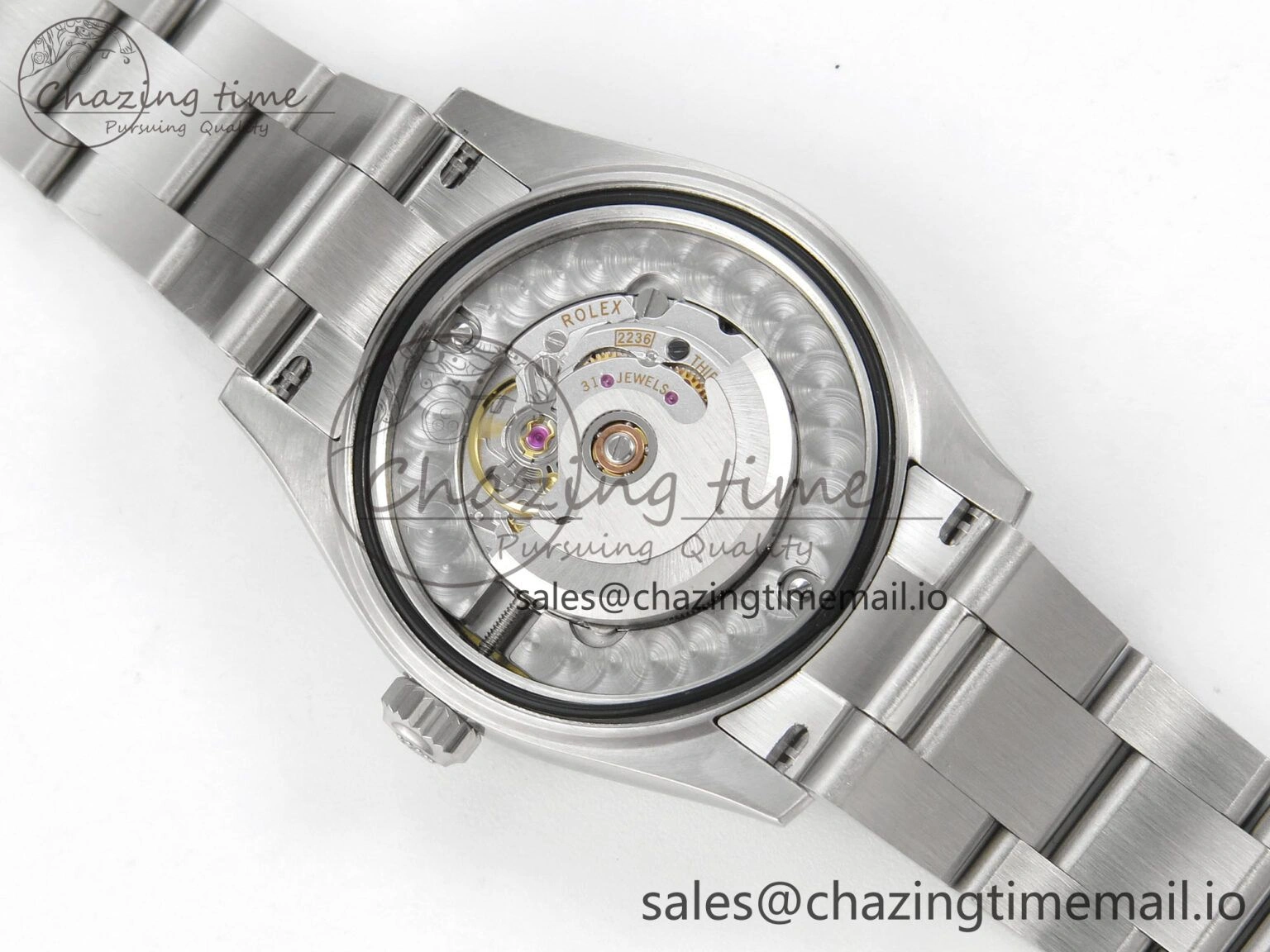 DateJust 31 278274 THBF 1:1 Best Edition 904L Steel RG Roman Dial Diamonds Bezel on SS Oyster Bracelet HZ Cal.2236