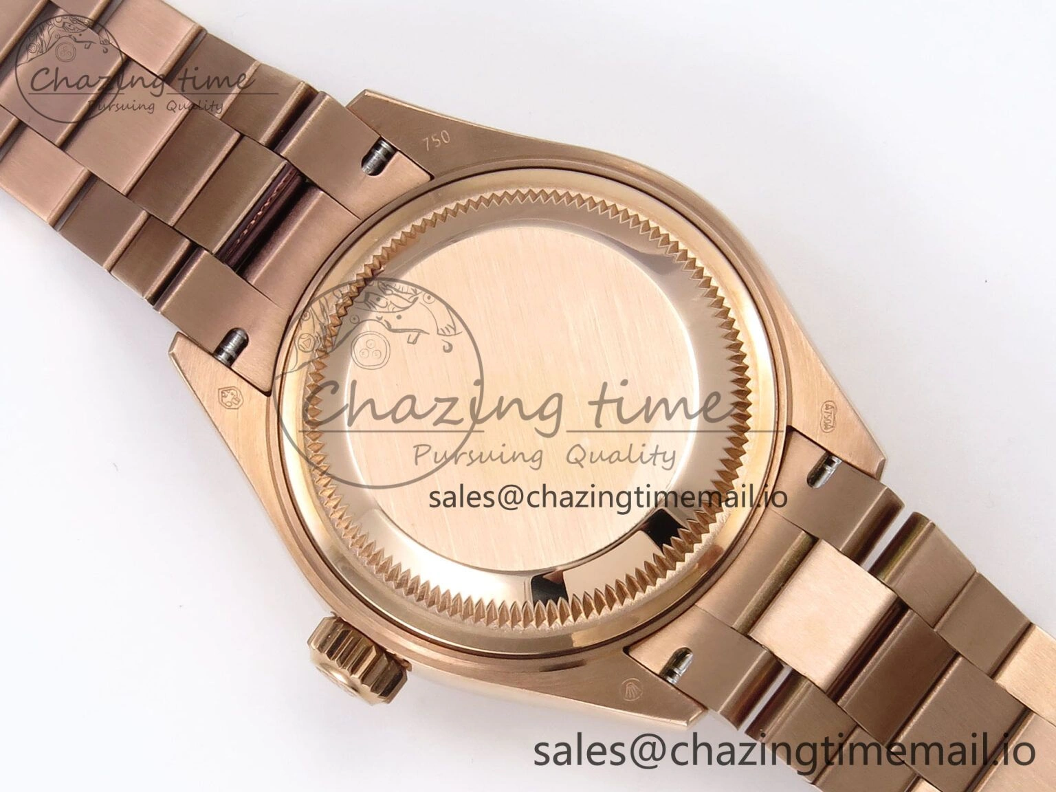 DateJust 31 278275 RG GMF 1:1 Best Edition 904L Steel Pink Stick Dial on Jubilee Bracelet A2824