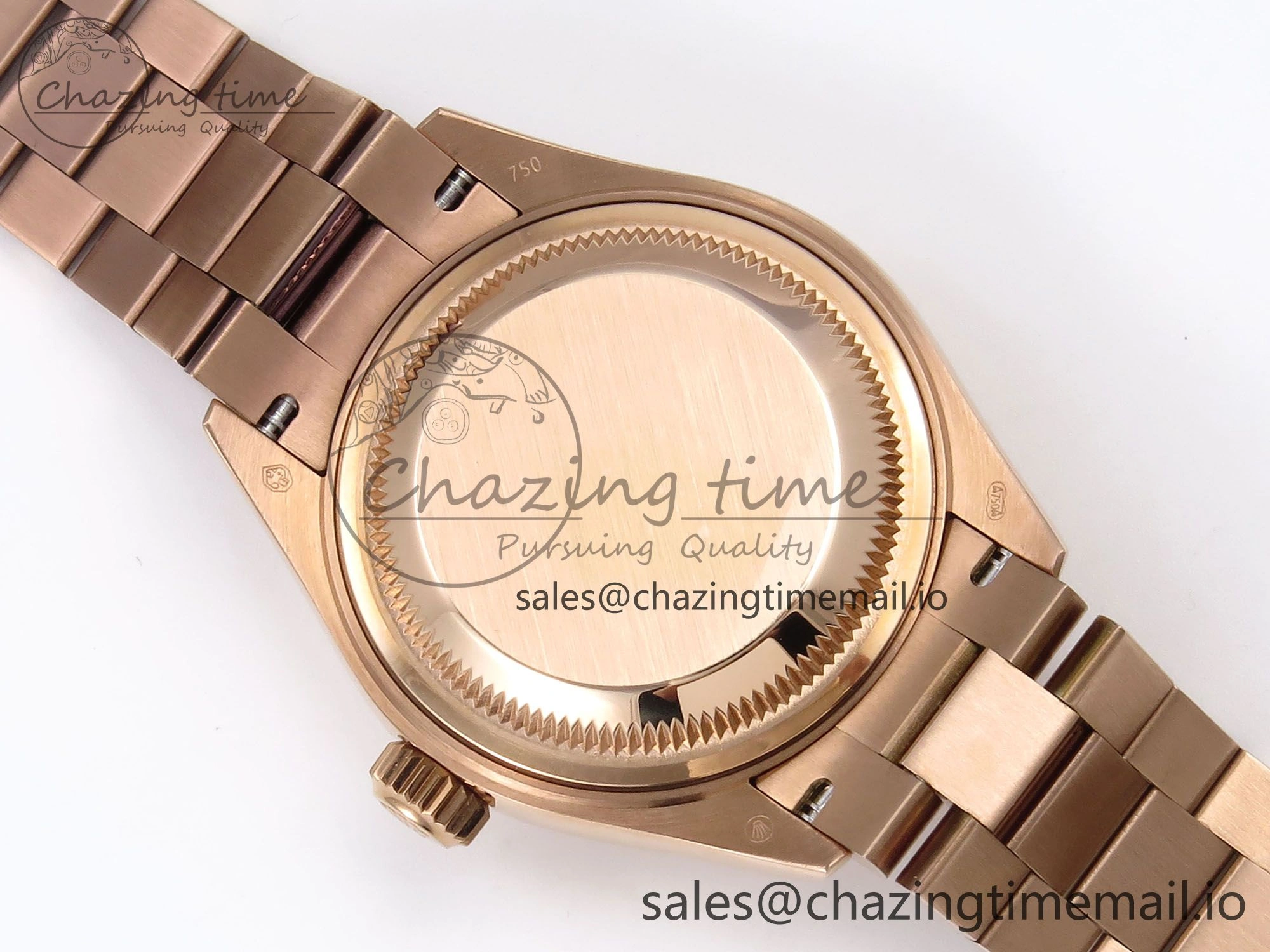 DateJust 31 278275 RG GMF 1:1 Best Edition 904L Steel Pink Stick Dial on Jubilee Bracelet A2824