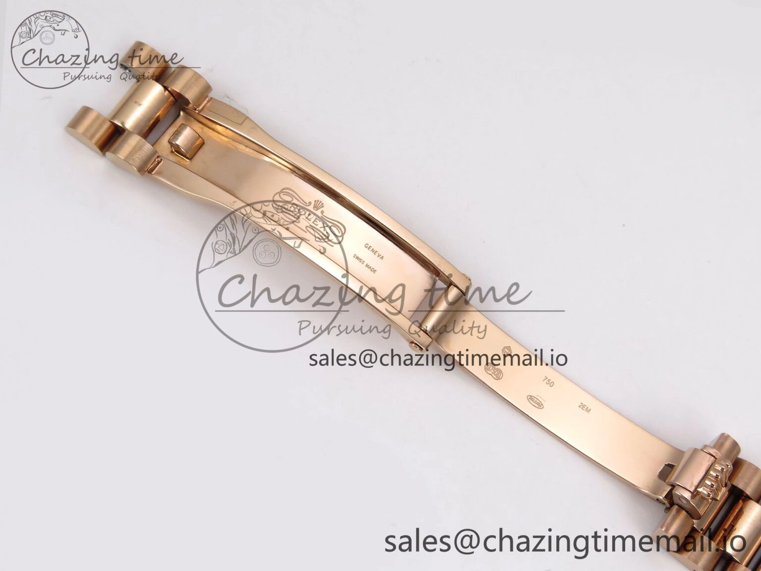 DateJust 31 278275 RG GMF 1:1 Best Edition 904L Steel Pink Stick Dial on Jubilee Bracelet A2824