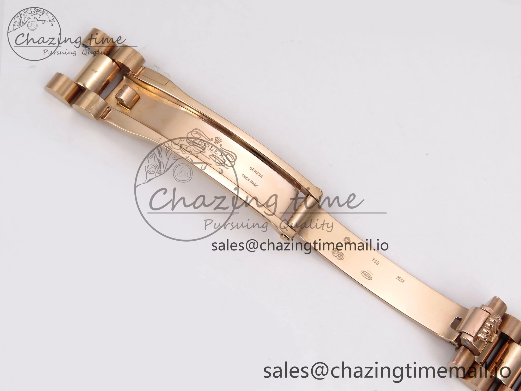 DateJust 31 278275 RG GMF 1:1 Best Edition 904L Steel Pink Stick Dial on Jubilee Bracelet A2824