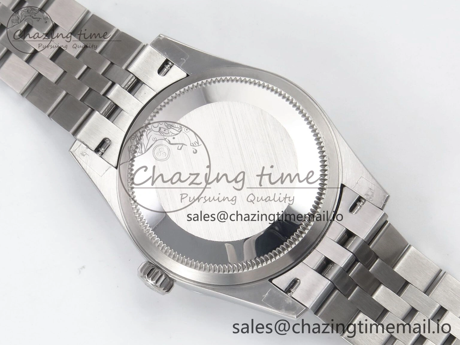 DateJust 31 278344RBR SS GMF 1:1 Best Edition 904L Steel Gray Roman Diamonds Dial on Jubilee Bracelet A2824