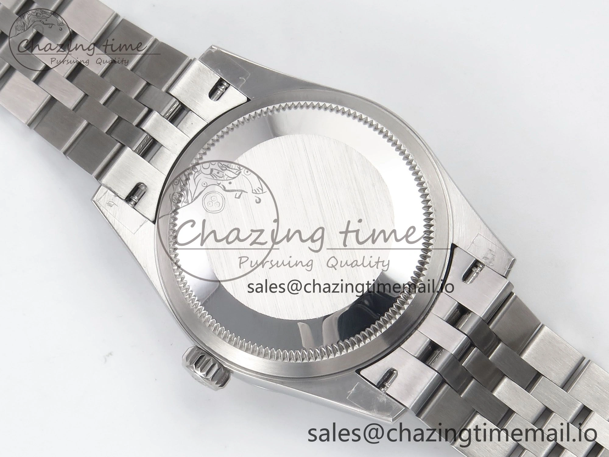 DateJust 31 278344RBR SS GMF 1:1 Best Edition 904L Steel Gray Roman Diamonds Dial on Jubilee Bracelet A2824