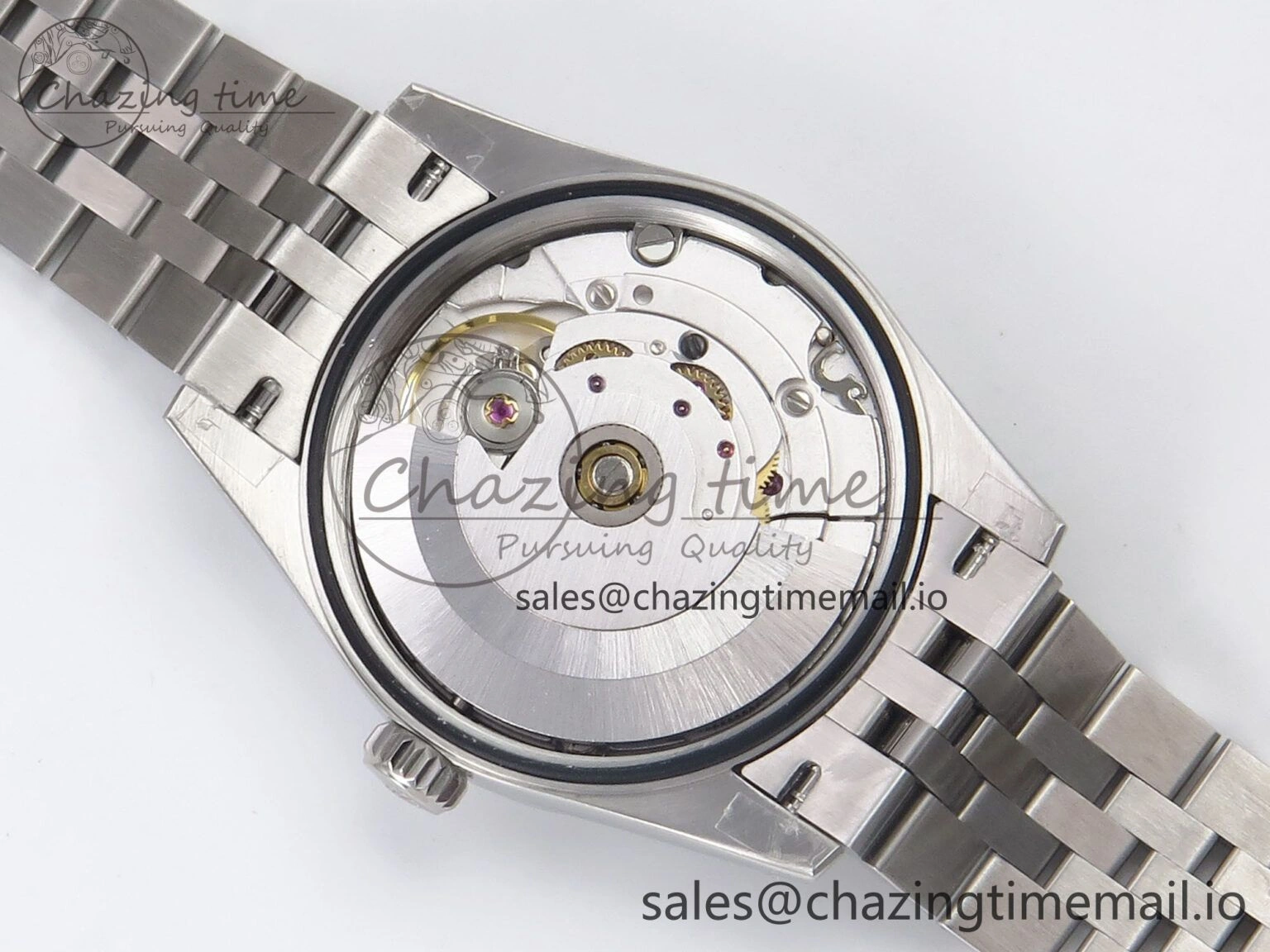 DateJust 31 278344RBR SS GMF 1:1 Best Edition 904L Steel Gray Roman Diamonds Dial on Jubilee Bracelet A2824