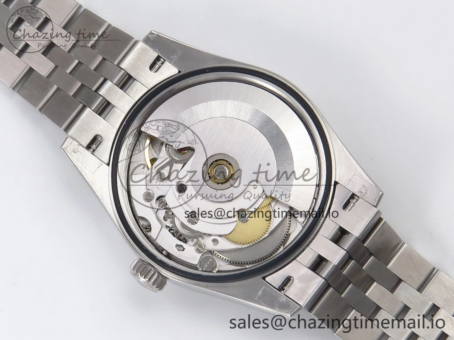 DateJust 31 278344RBR SS GMF 1:1 Best Edition 904L Steel Gray Roman Diamonds Dial on Jubilee Bracelet A2824
