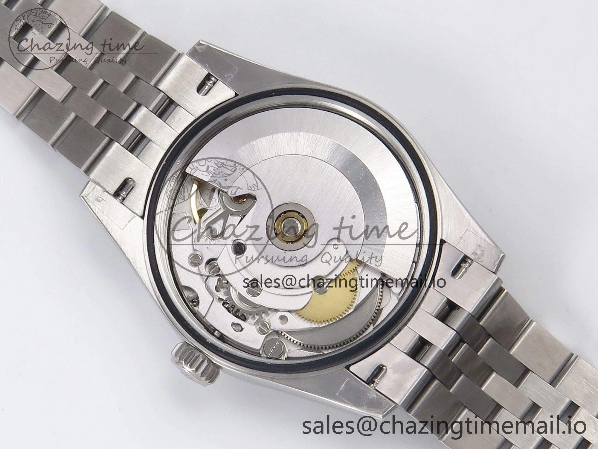 DateJust 31 278344RBR SS GMF 1:1 Best Edition 904L Steel Gray Roman Diamonds Dial on Jubilee Bracelet A2824
