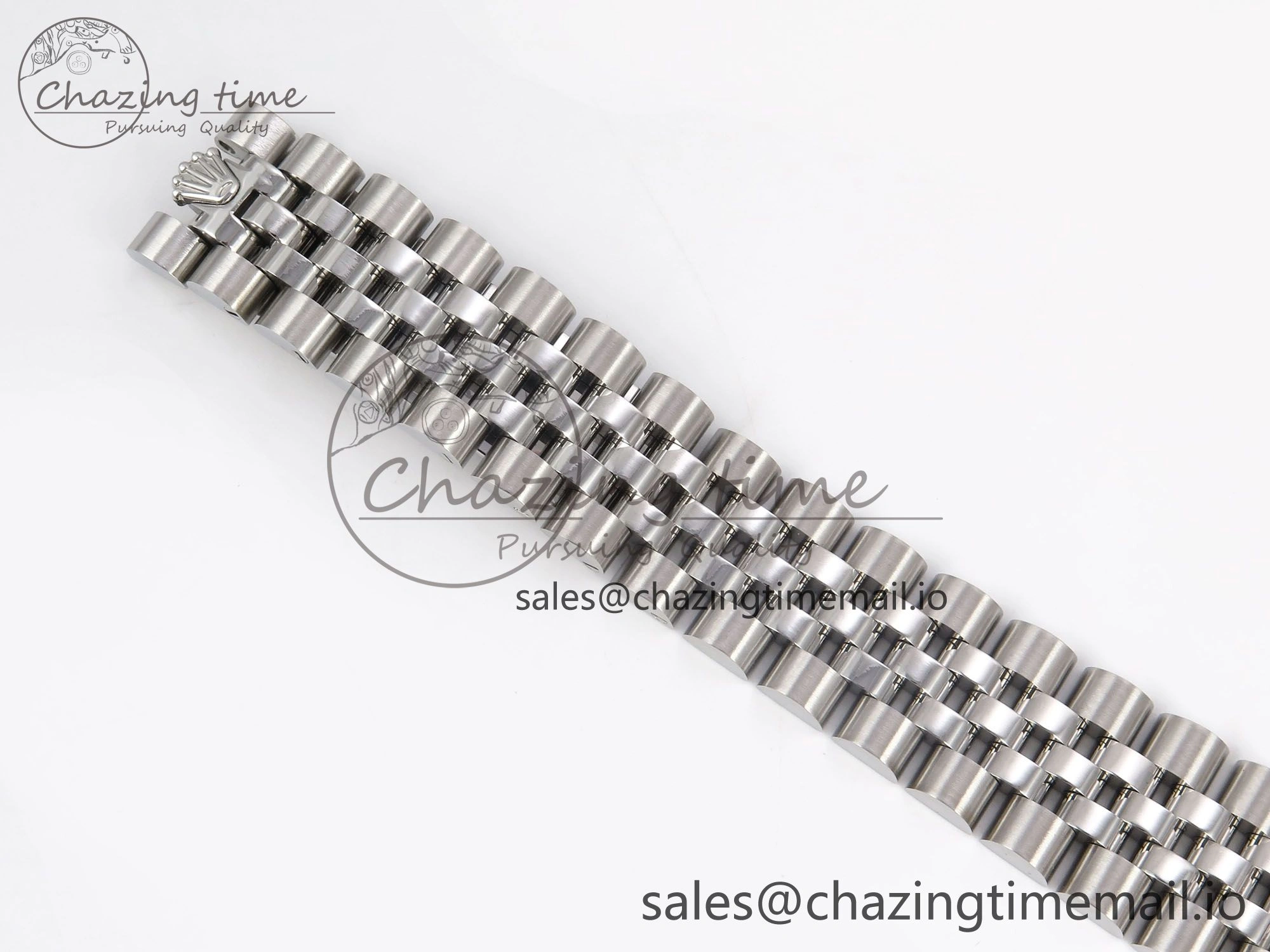 DateJust 31 278344RBR SS GMF 1:1 Best Edition 904L Steel Gray Roman Diamonds Dial on Jubilee Bracelet A2824