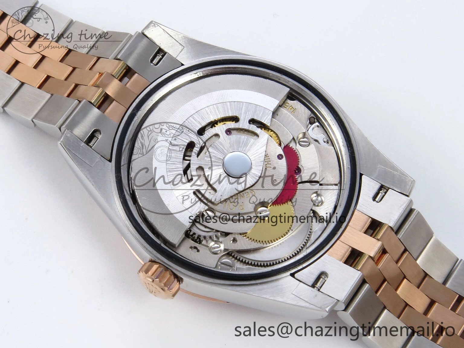 DateJust 31 278381RBR JARF 1:1 Best Edition 904L Steel RG Diamonds Dial on SS RG Jubilee Bracelet HZ2236
