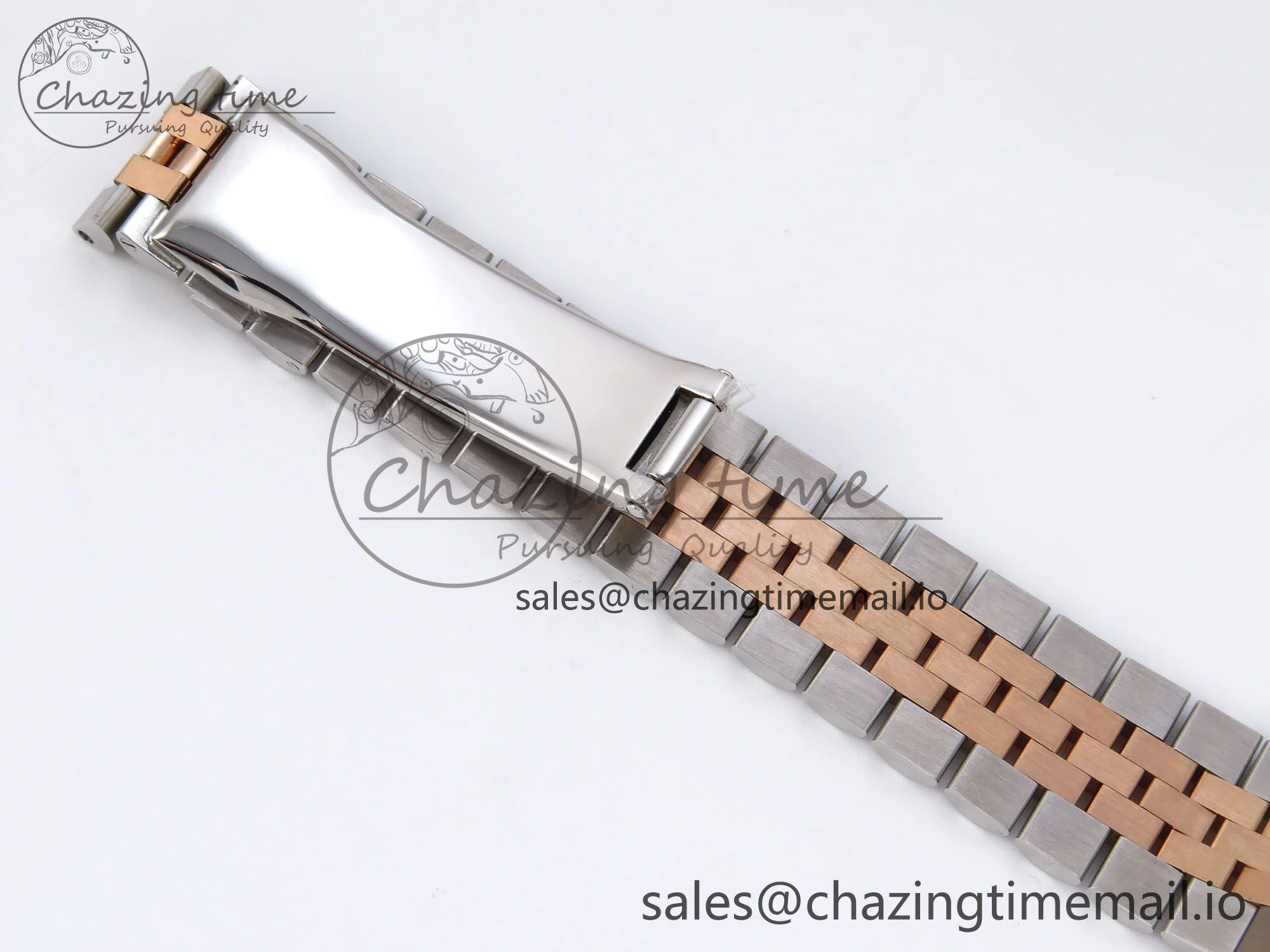DateJust 31 278381RBR JARF 1:1 Best Edition 904L Steel RG Diamonds Dial on SS RG Jubilee Bracelet HZ2236