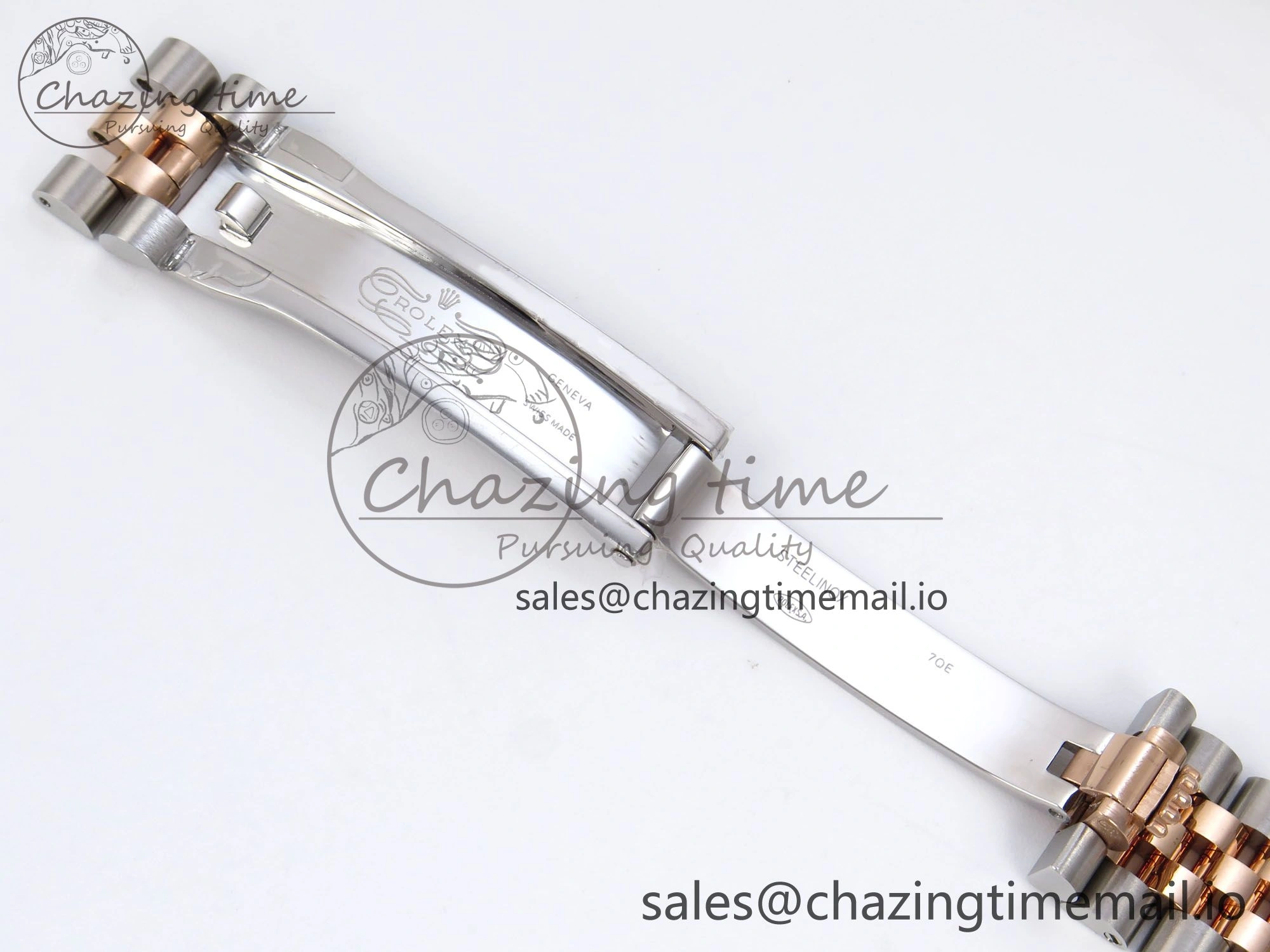 DateJust 31 278381RBR JARF 1:1 Best Edition 904L Steel RG Diamonds Dial on SS RG Jubilee Bracelet HZ2236