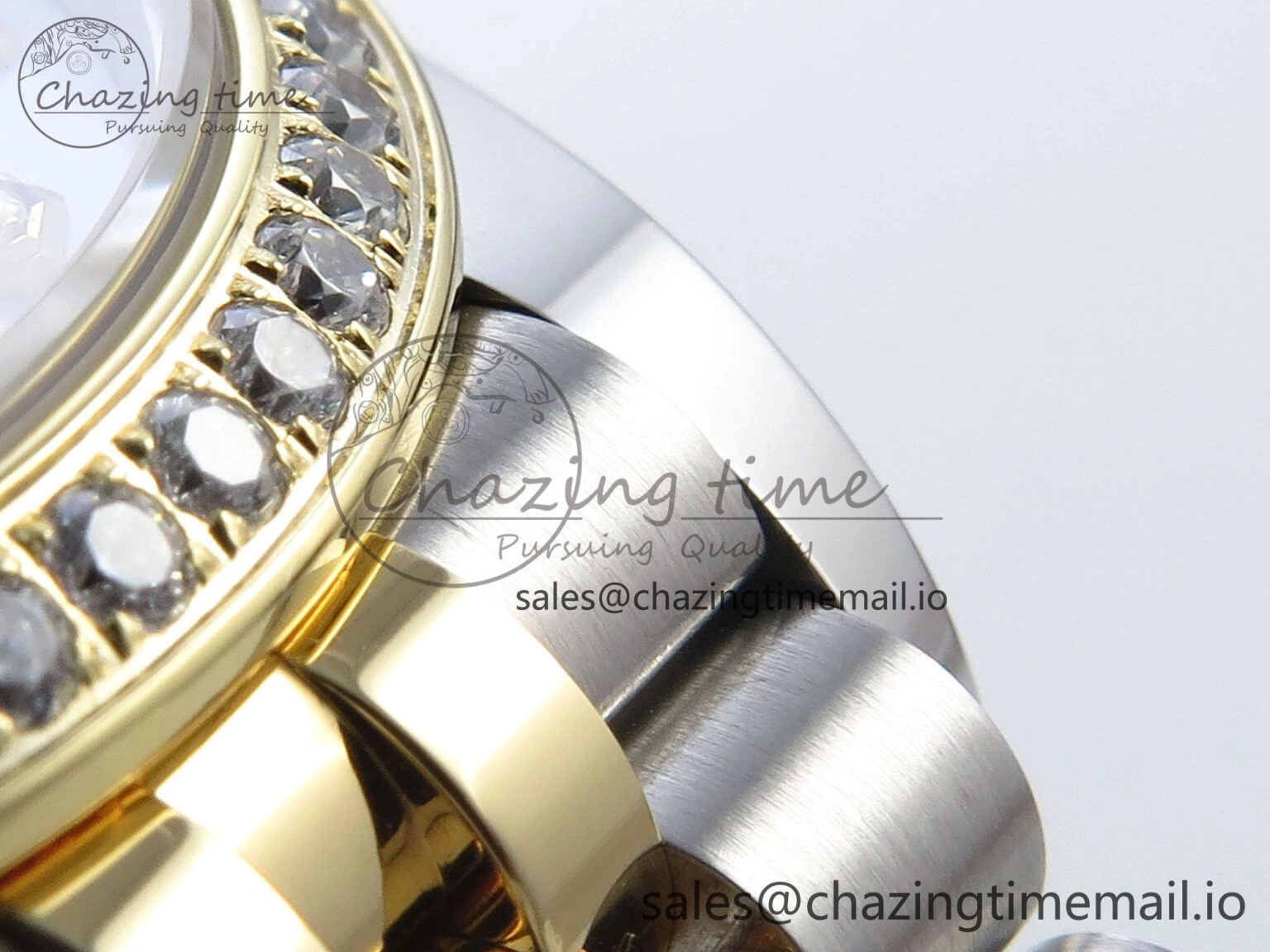 DateJust 31 278383RBR ARF 1:1 Best Edition 904L Steel White MOP Dial Diamonds Bezel on SS YG Jubilee Bracelet ETA 2688