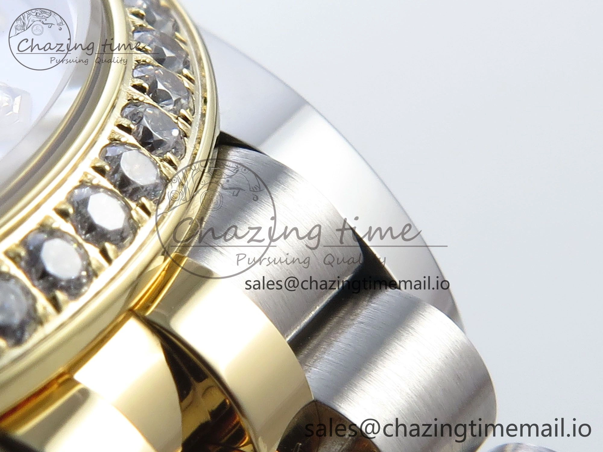 DateJust 31 278383RBR ARF 1:1 Best Edition 904L Steel White MOP Dial Diamonds Bezel on SS YG Jubilee Bracelet ETA 2688