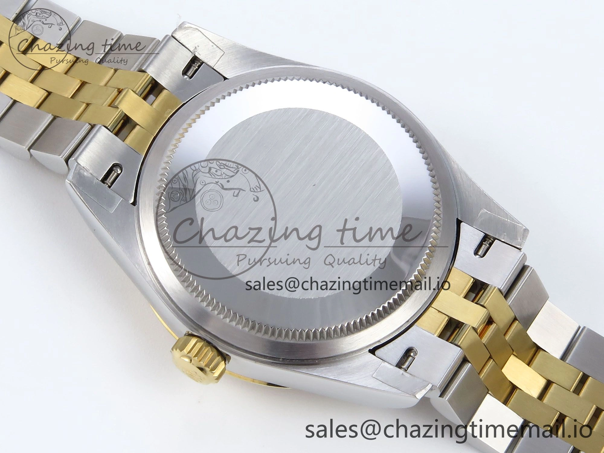 DateJust 31 278383RBR JARF 1:1 Best Edition 904L Steel Gray Roman Diamonds Dial on SS YG Jubilee Bracelet HZ2236