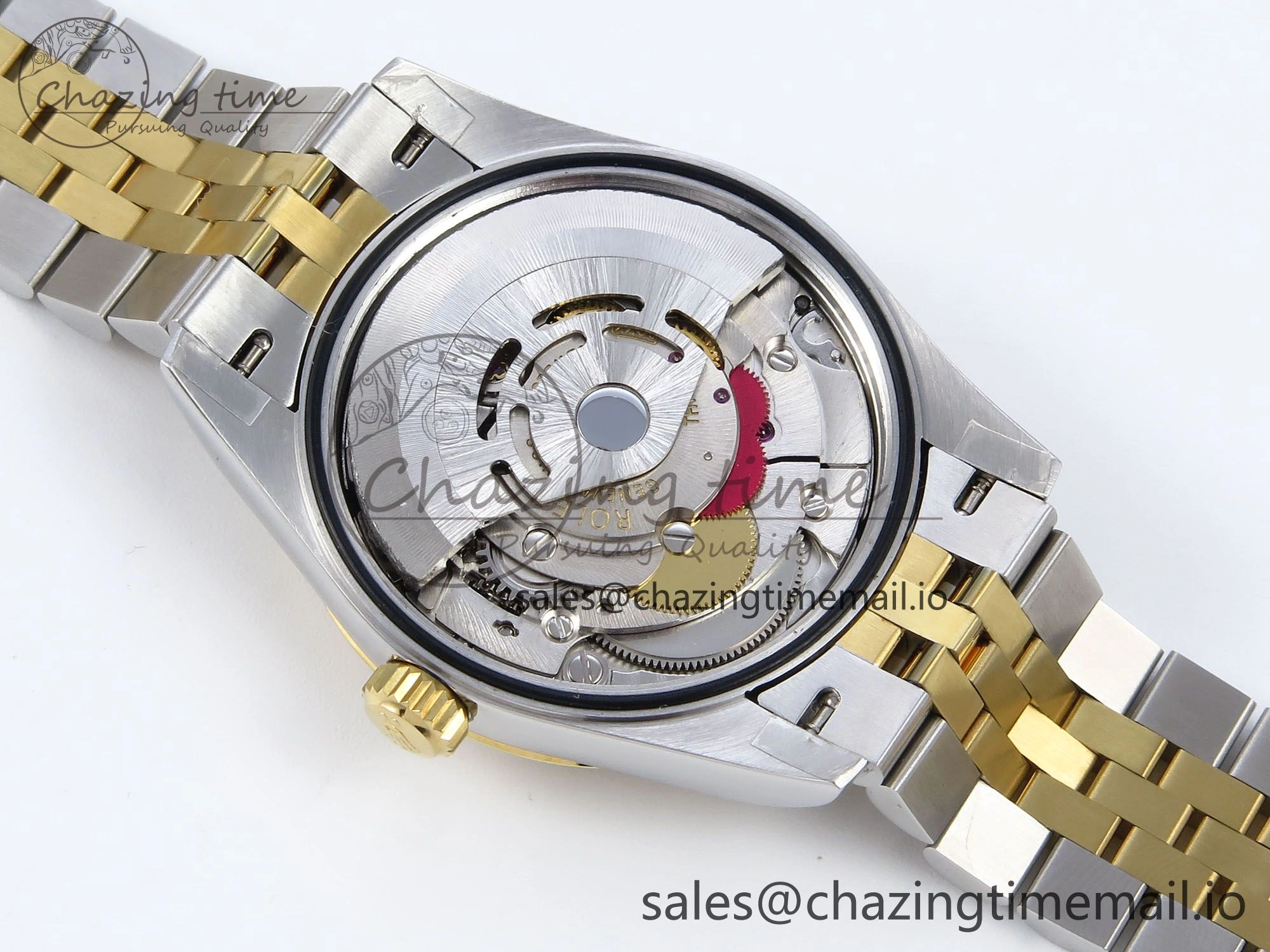 DateJust 31 278383RBR JARF 1:1 Best Edition 904L Steel Gray Roman Diamonds Dial on SS YG Jubilee Bracelet HZ2236