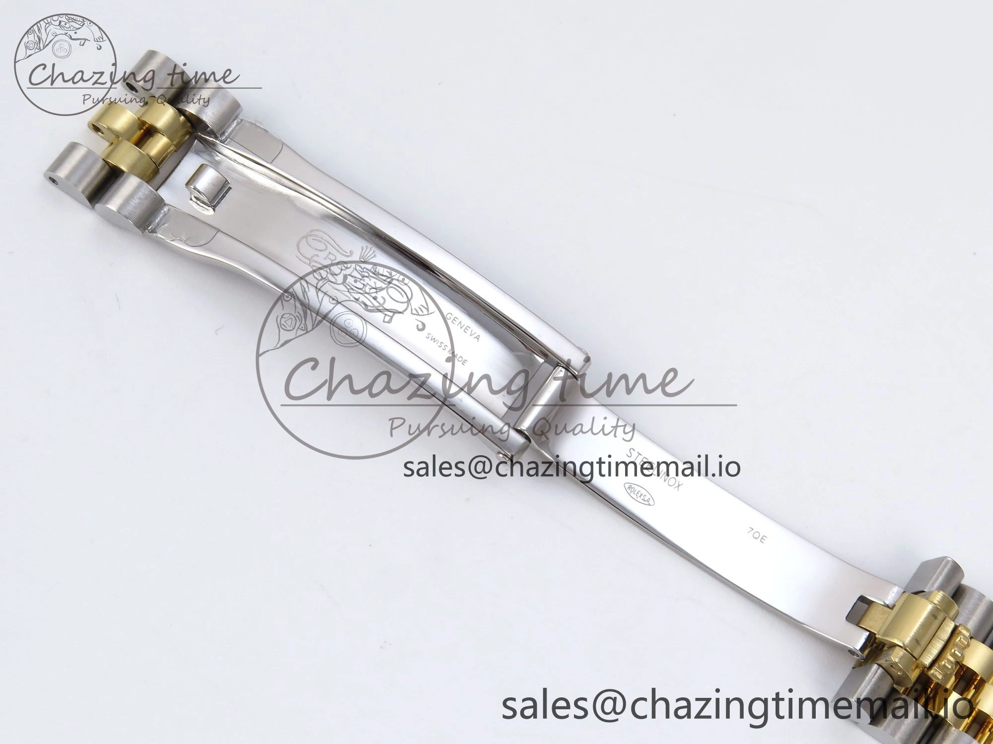 DateJust 31 278383RBR JARF 1:1 Best Edition 904L Steel Gray Roman Diamonds Dial on SS YG Jubilee Bracelet HZ2236