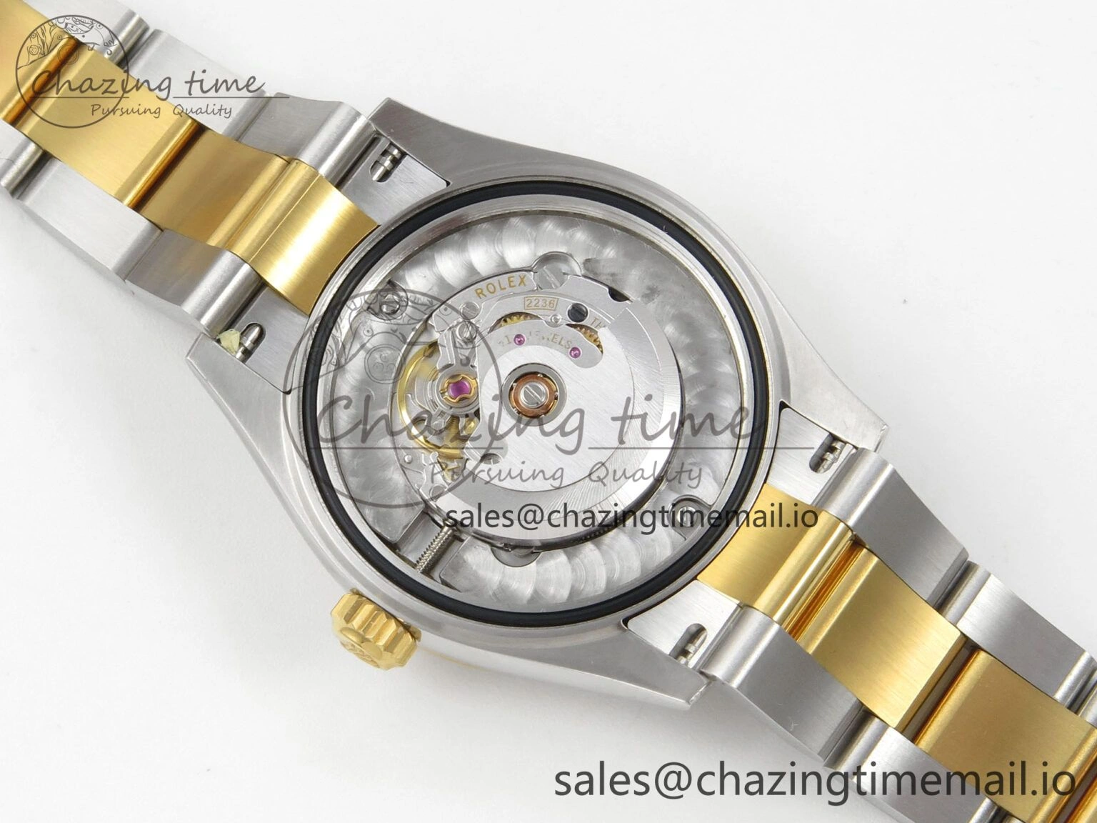 DateJust 31 278383RBR THBF 1:1 Best Edition 904L Steel Green Roman Diamonds Dial Diamonds Bezel on SS YG Oyster Bracelet HZ Cal.2236