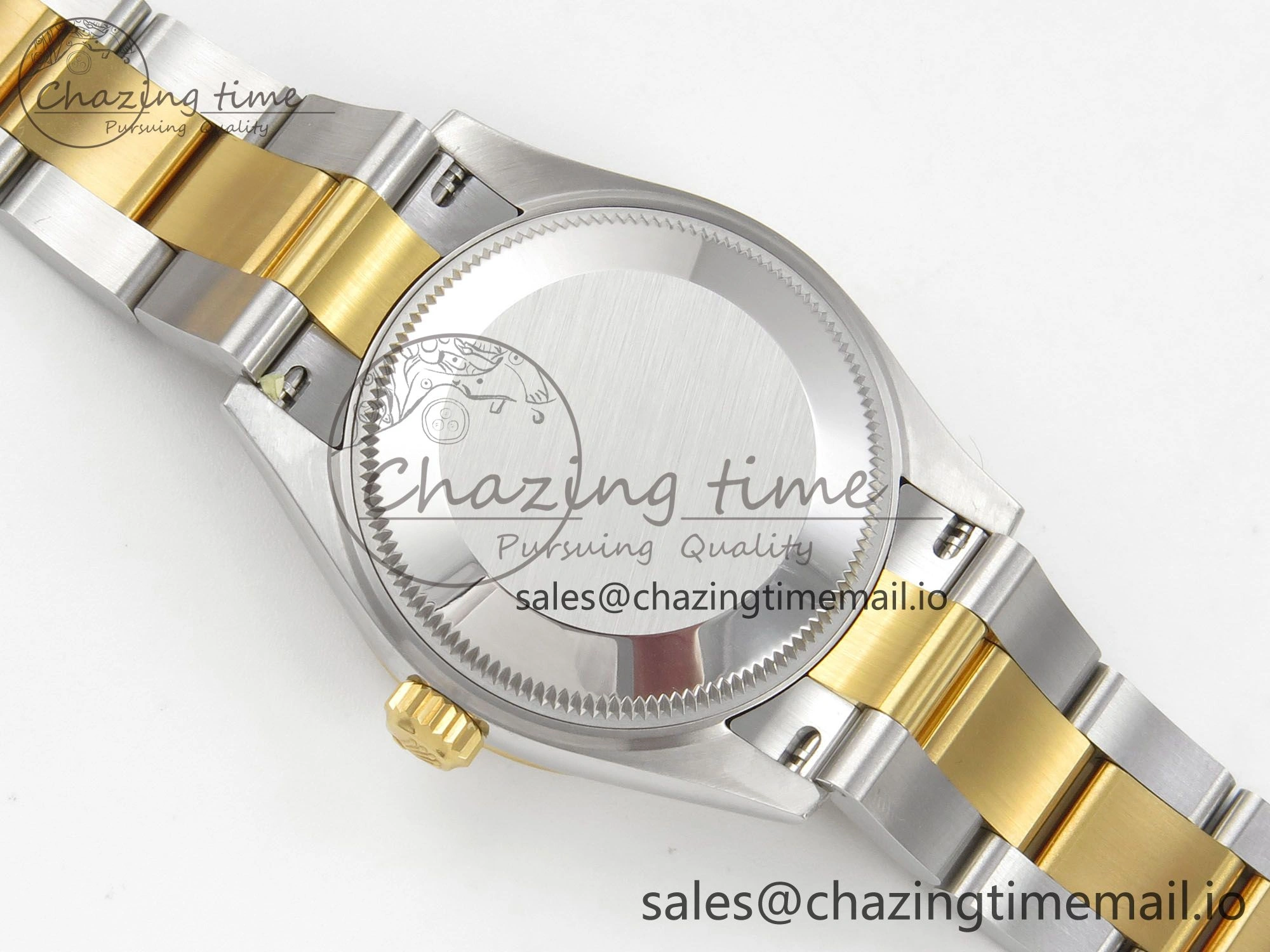 DateJust 31 278383RBR THBF 1:1 Best Edition 904L Steel White Roman Dial Diamonds Bezel on SS YG Oyster Bracelet HZ Cal.2236