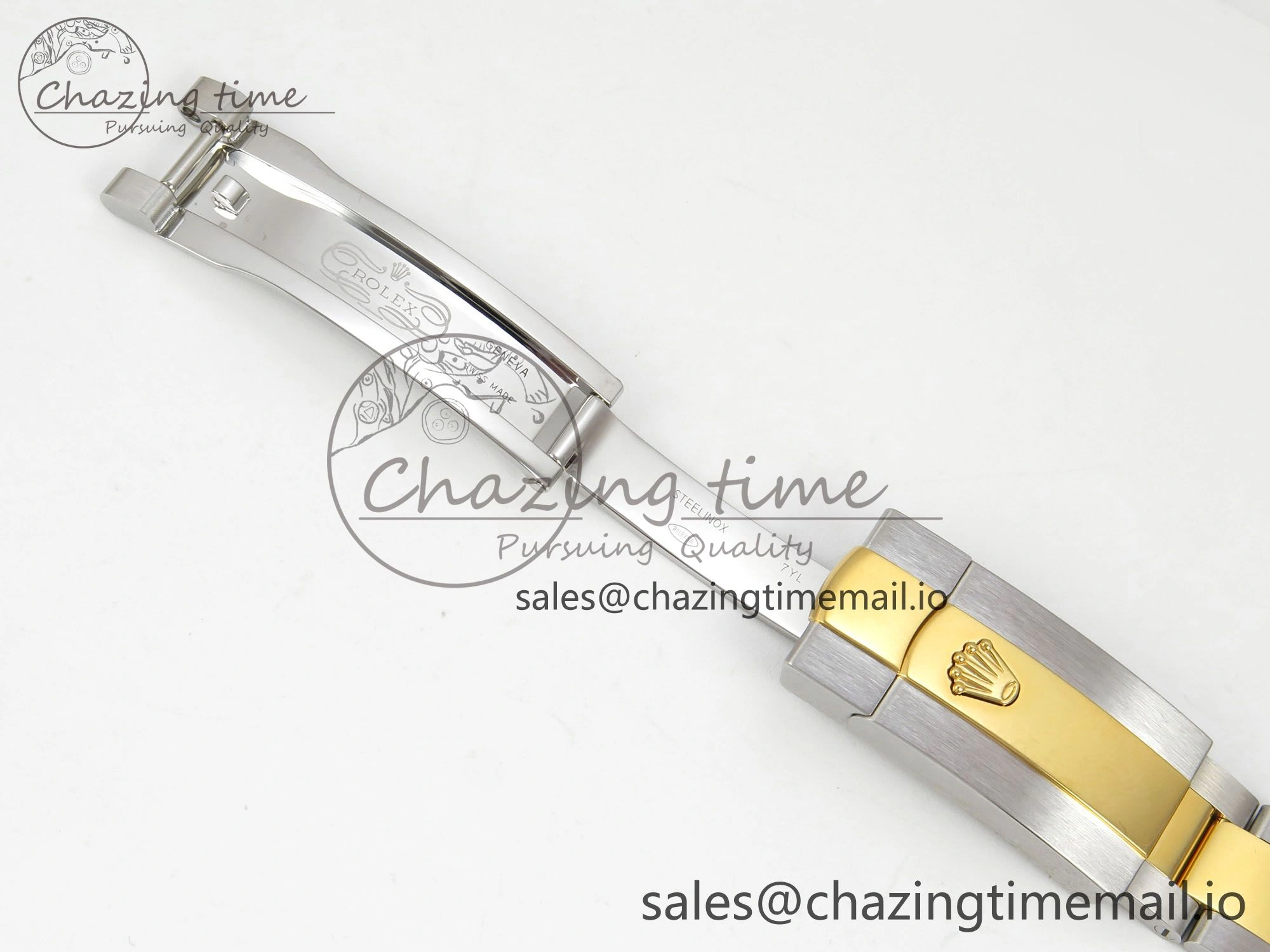 DateJust 31 278383RBR THBF 1:1 Best Edition 904L Steel White Roman Dial Diamonds Bezel on SS YG Oyster Bracelet HZ Cal.2236