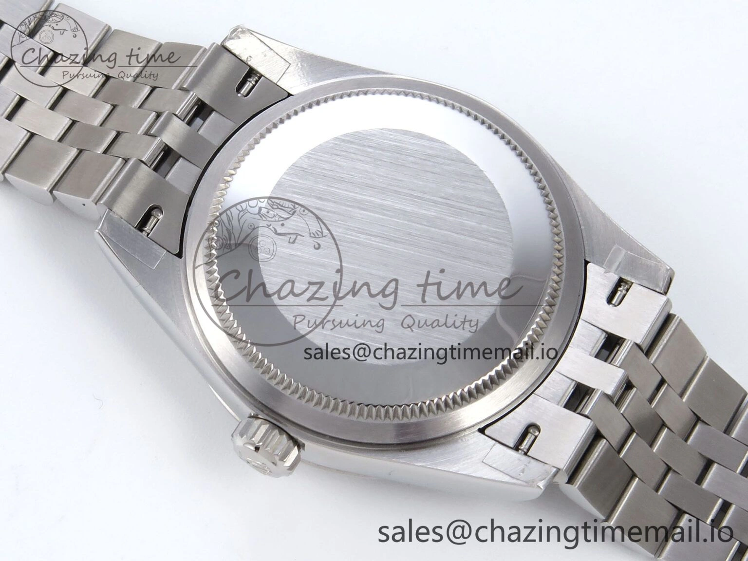 DateJust 31 278384RBR JARF 1:1 Best Edition 904L Steel Gray Roman Diamonds Dial on SS Jubilee Bracelet HZ2236