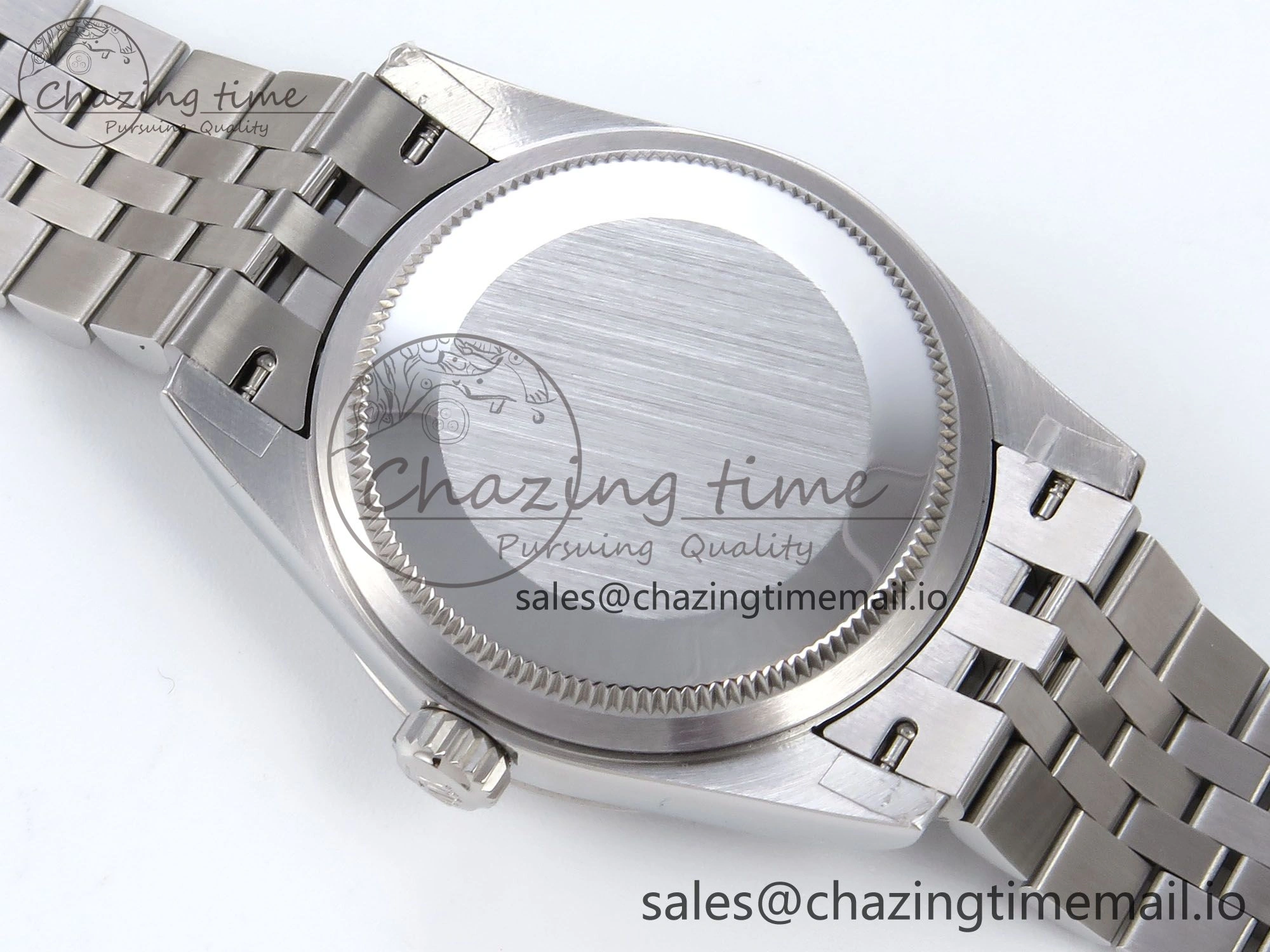 DateJust 31 278384RBR JARF 1:1 Best Edition 904L Steel Gray Roman Diamonds Dial on SS Jubilee Bracelet HZ2236