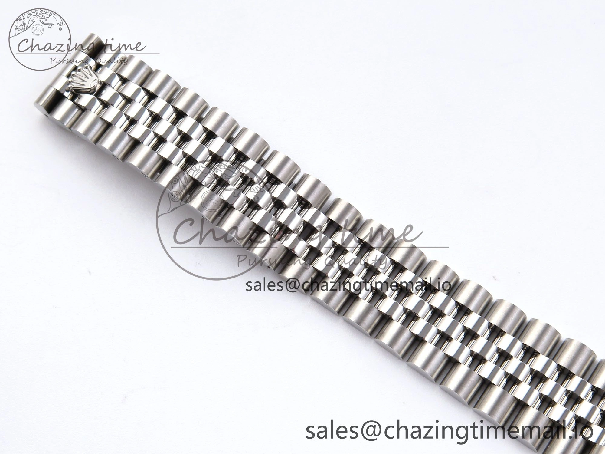 DateJust 31 278384RBR JARF 1:1 Best Edition 904L Steel Gray Roman Diamonds Dial on SS Jubilee Bracelet HZ2236