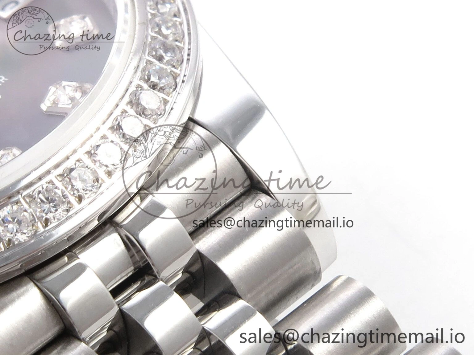 DateJust 31 278384RBR SS GMF 1:1 Best Edition 904L Steel Meteorite Diamonds Dial on Jubilee Bracelet A2824