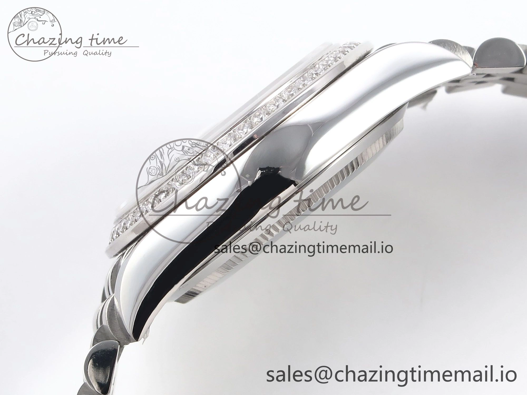 DateJust 31 278384RBR SS GMF 1:1 Best Edition 904L Steel Meteorite Diamonds Dial on Jubilee Bracelet A2824