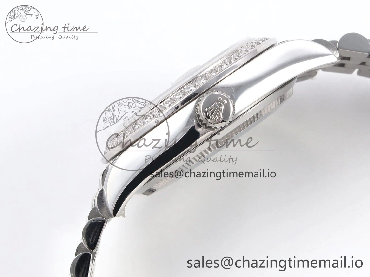 DateJust 31 278384RBR SS GMF 1:1 Best Edition 904L Steel Meteorite Diamonds Dial on Jubilee Bracelet A2824