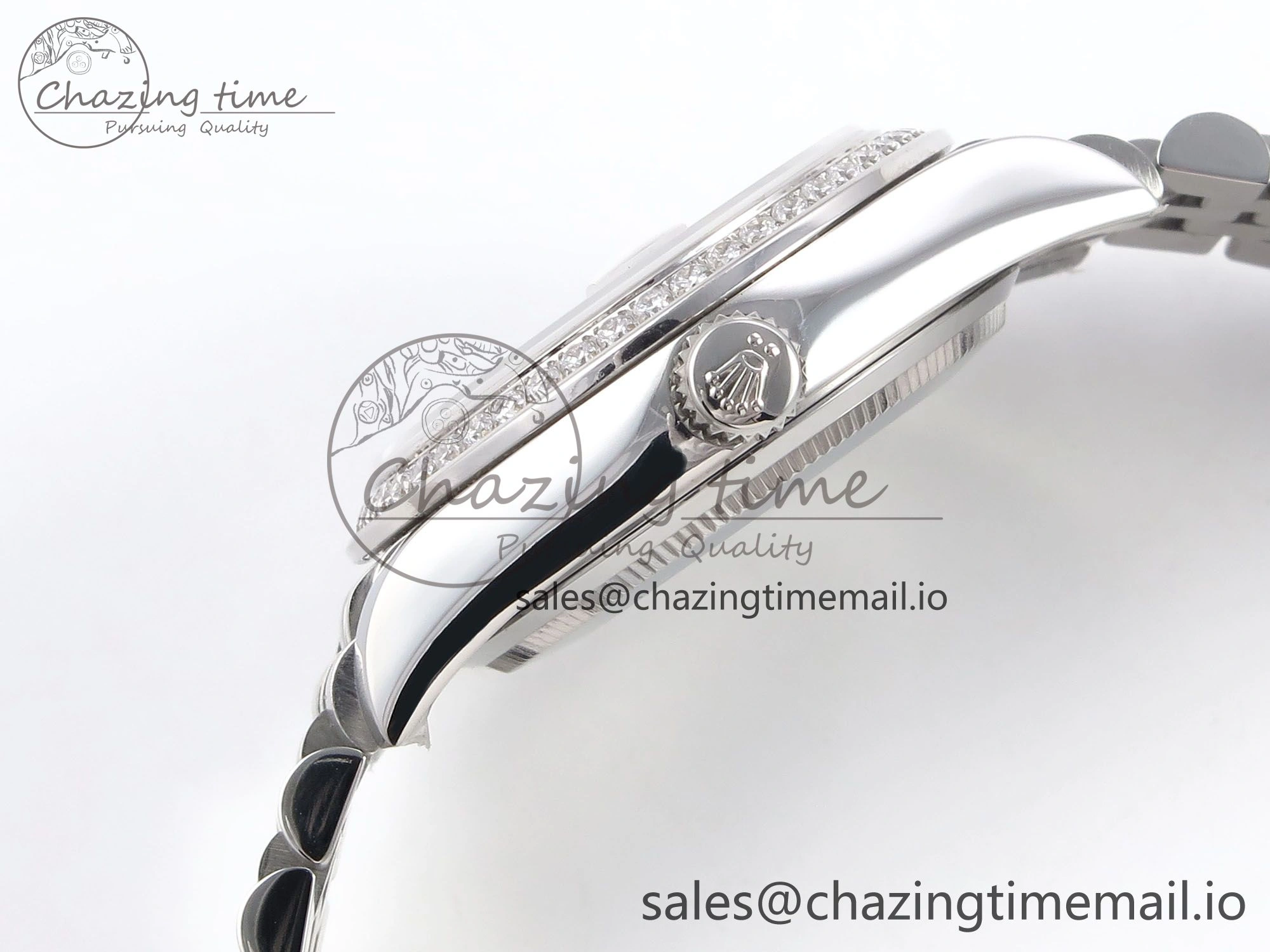 DateJust 31 278384RBR SS GMF 1:1 Best Edition 904L Steel Meteorite Diamonds Dial on Jubilee Bracelet A2824