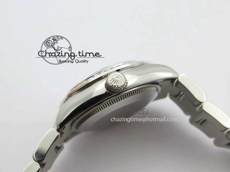 DateJust 31mm SS BP-Maker Best Edition Diamond Bezel White MOP Dial On SS Bracelet A2824 V2