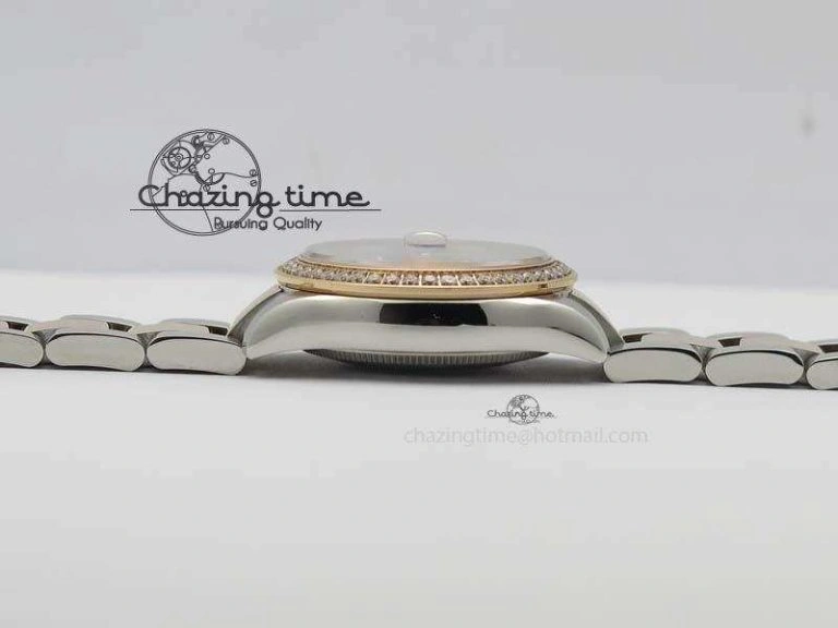 DateJust 31mm SS RG BP-Maker Best Edition MOP Diamond Markers Dial On SS RG Bracelet A2824 V2
